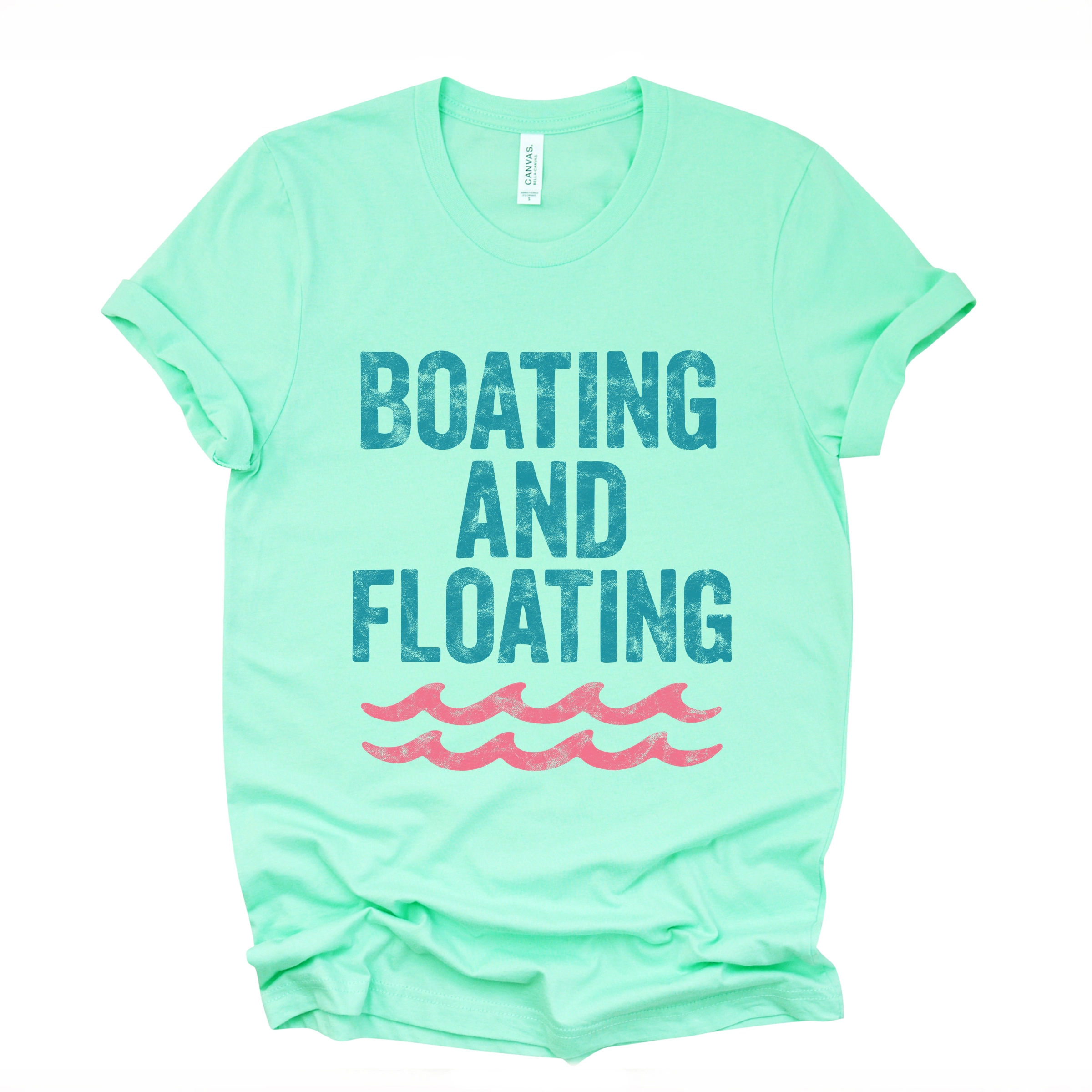Simply Sage Market - Boating And Floating Distressed Women's Short Sleeve Graphic T-Shirt