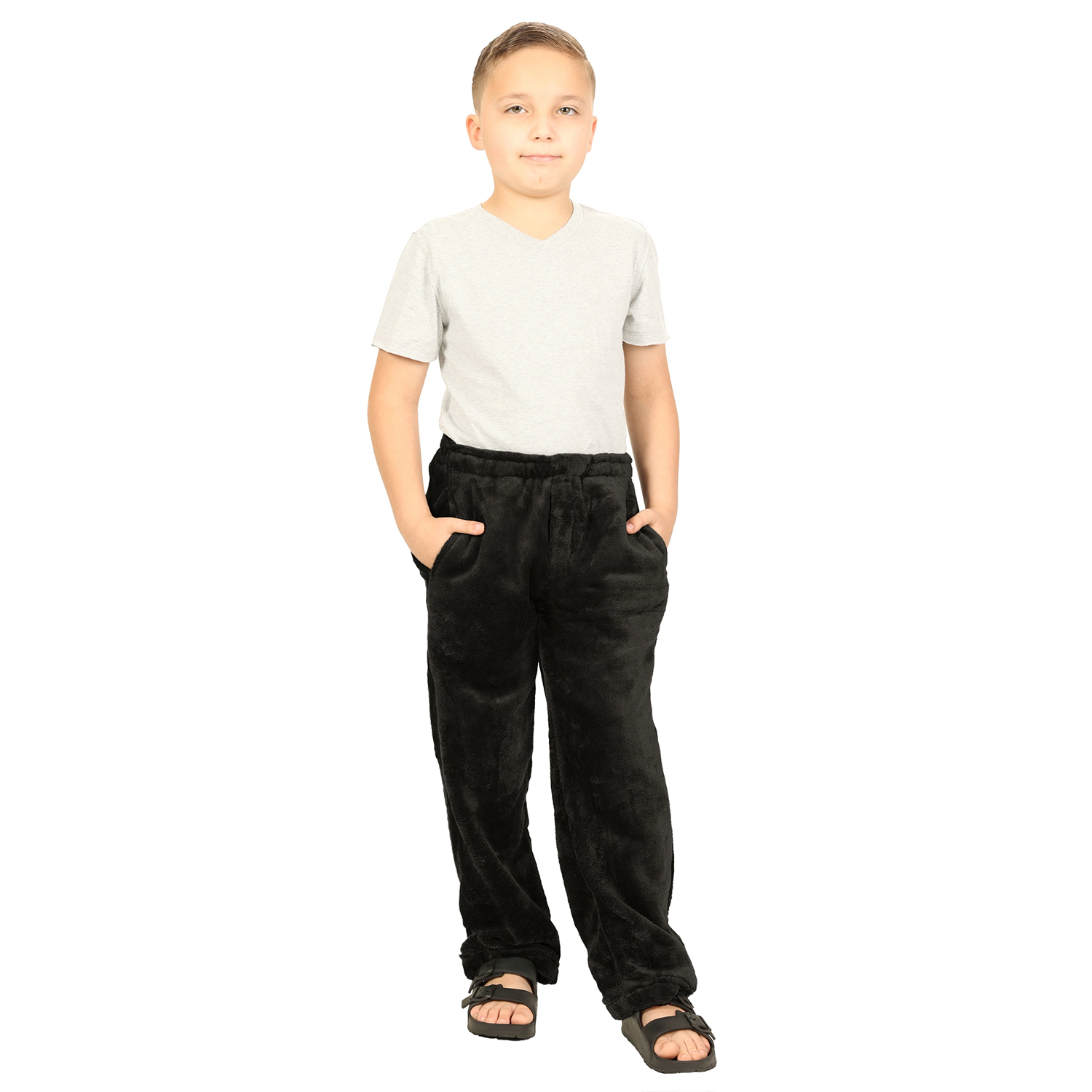 Gioberti Boy's Super Soft Plush Pants