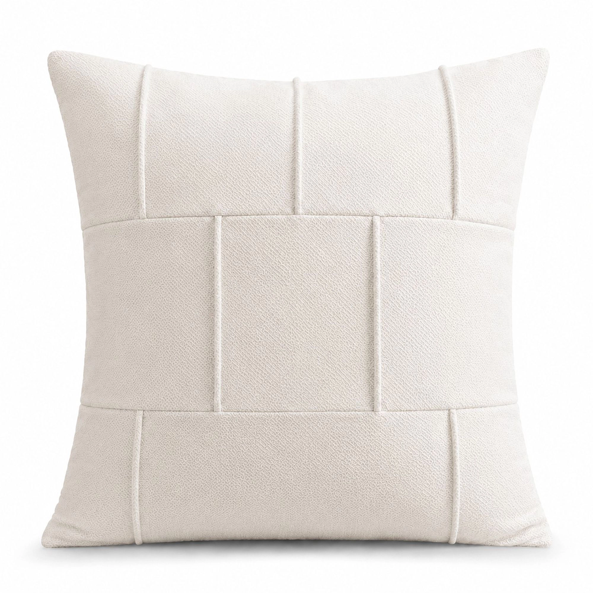 Alilang Unisex Textured Decorative Throw Pillow Cover Soft Accent Cushion for Sofa Bed