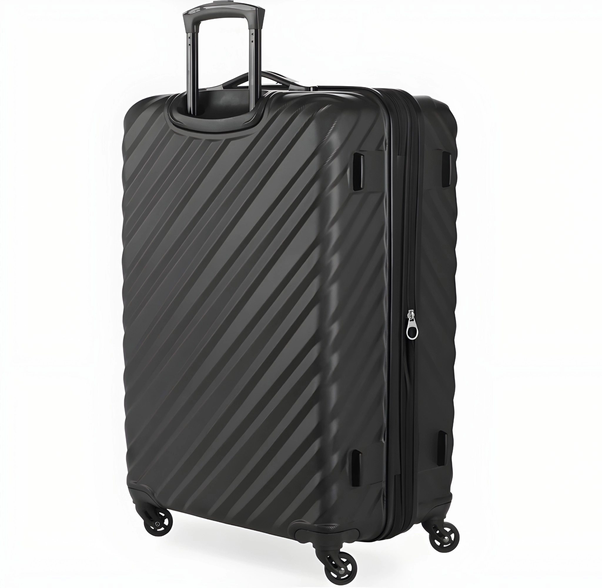 SwissGear Lightweight Expandable Spinner, Black Wave, 3-Piece Set
