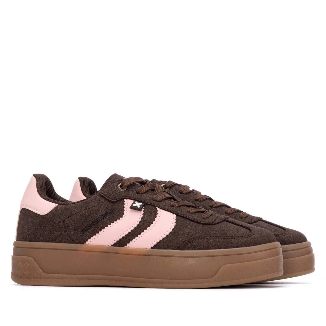 XTI Women's Sneakers Round Toe, Flat Sole