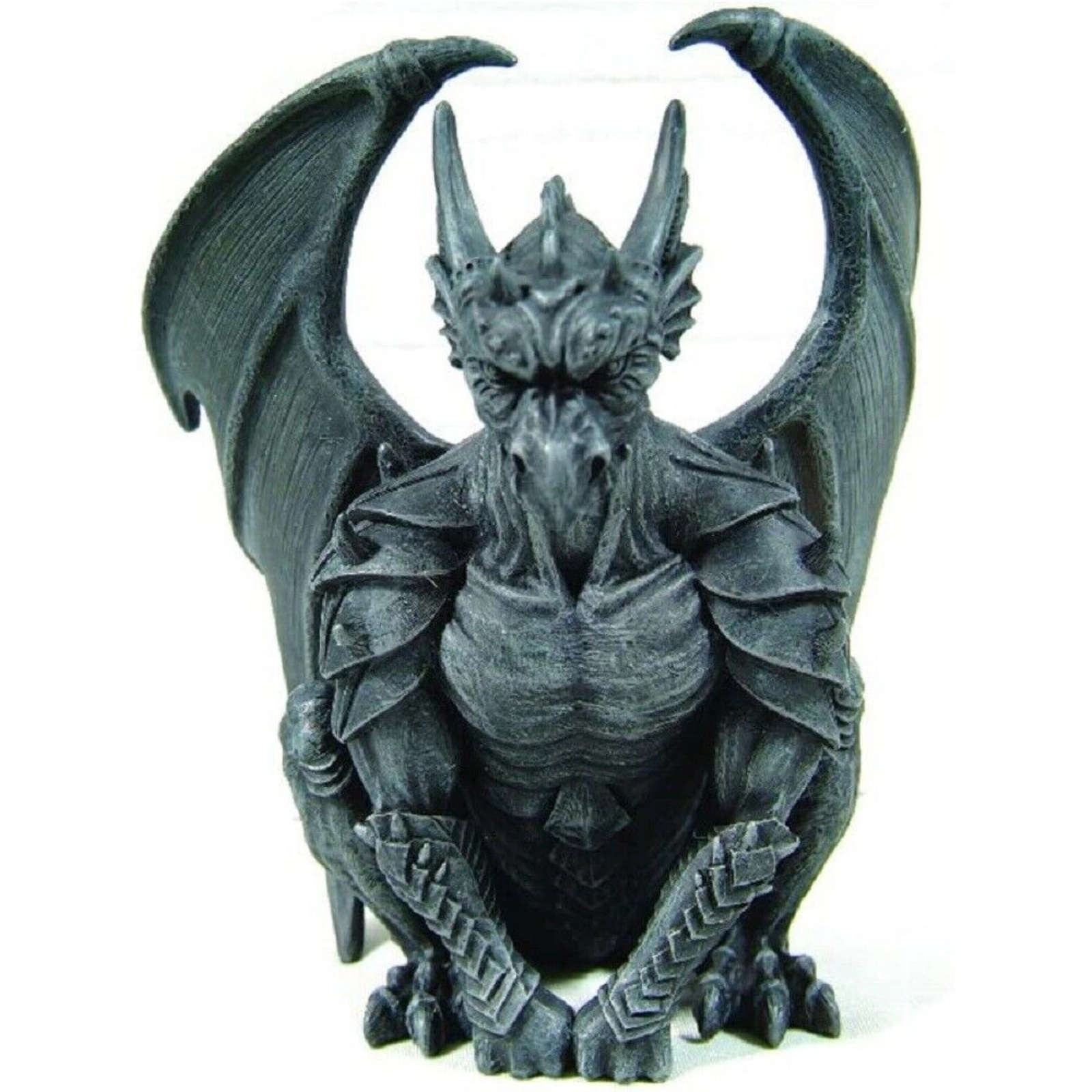 Pacific Giftware Gothic Sitting Guardian Gargoyle with Wings Resin Statue Figurine 6.25 inch