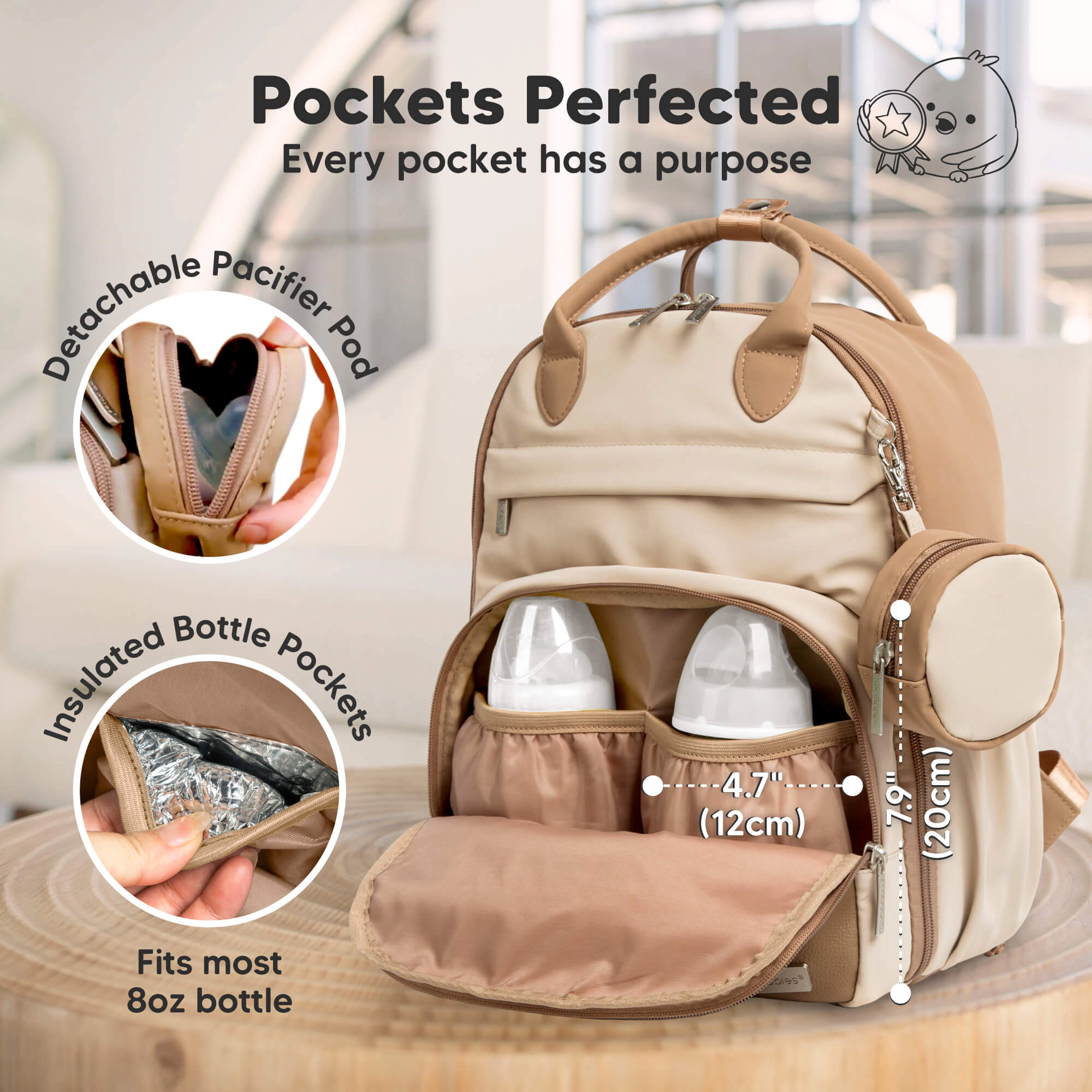 KeaBabies Play Diaper Bag