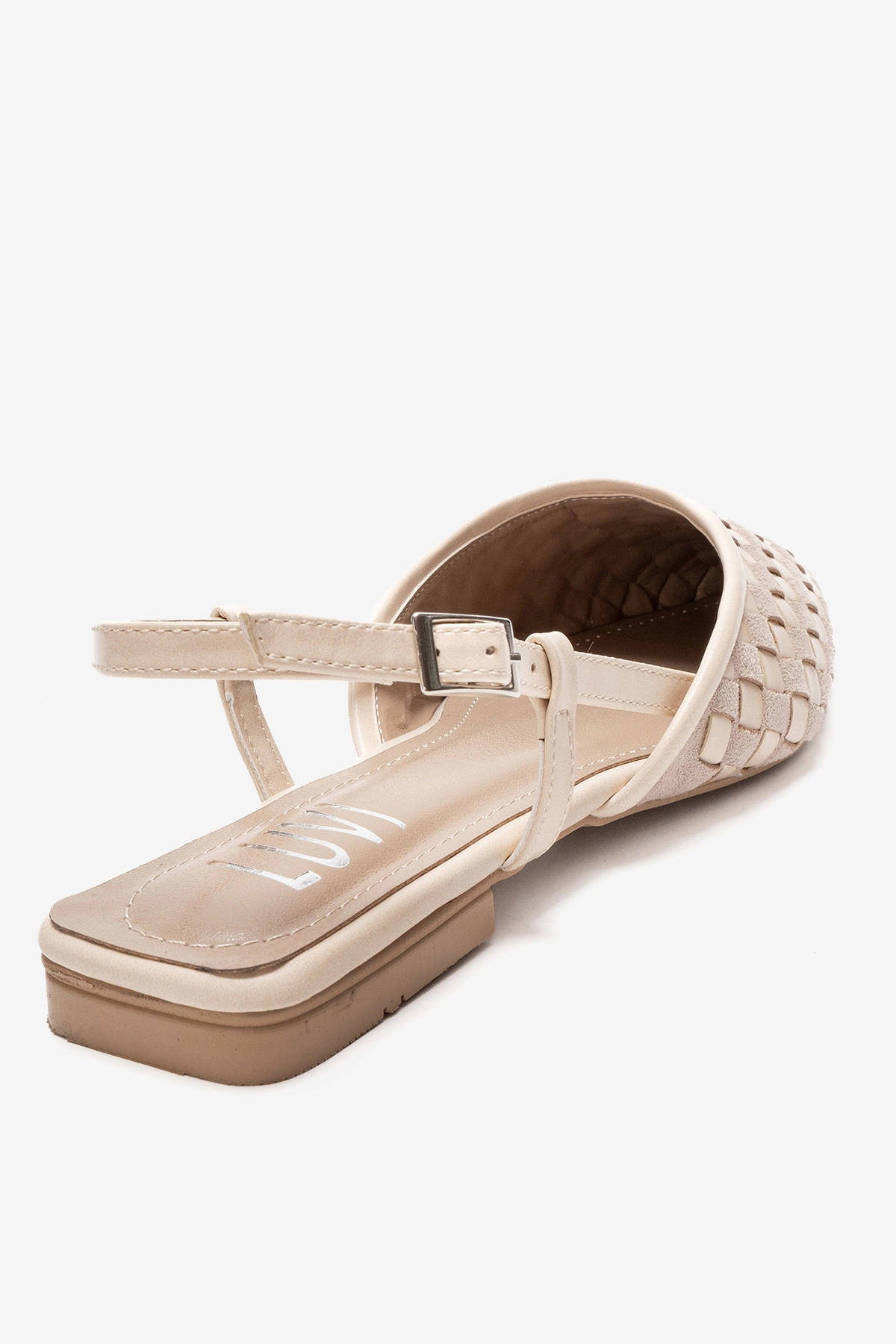 Prologue Shoes Womens Chanda Pointed Toe Woven Sandal