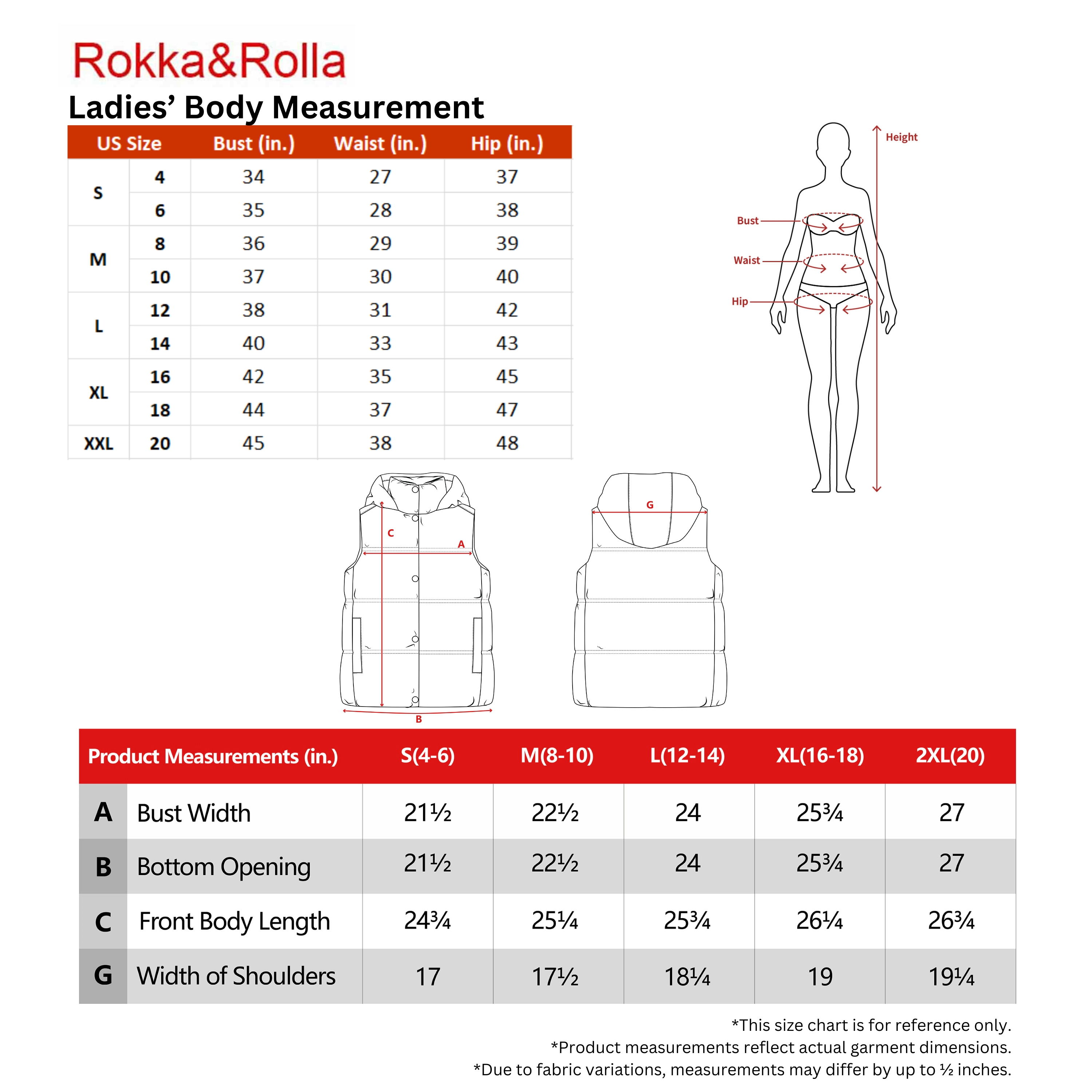 Rokka&Rolla Little & Big Kid Girls Hooded Puffer Vest