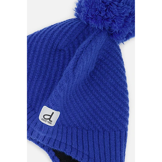Deux par Deux Boys Winter Peruvian Knit Hat with Pompom