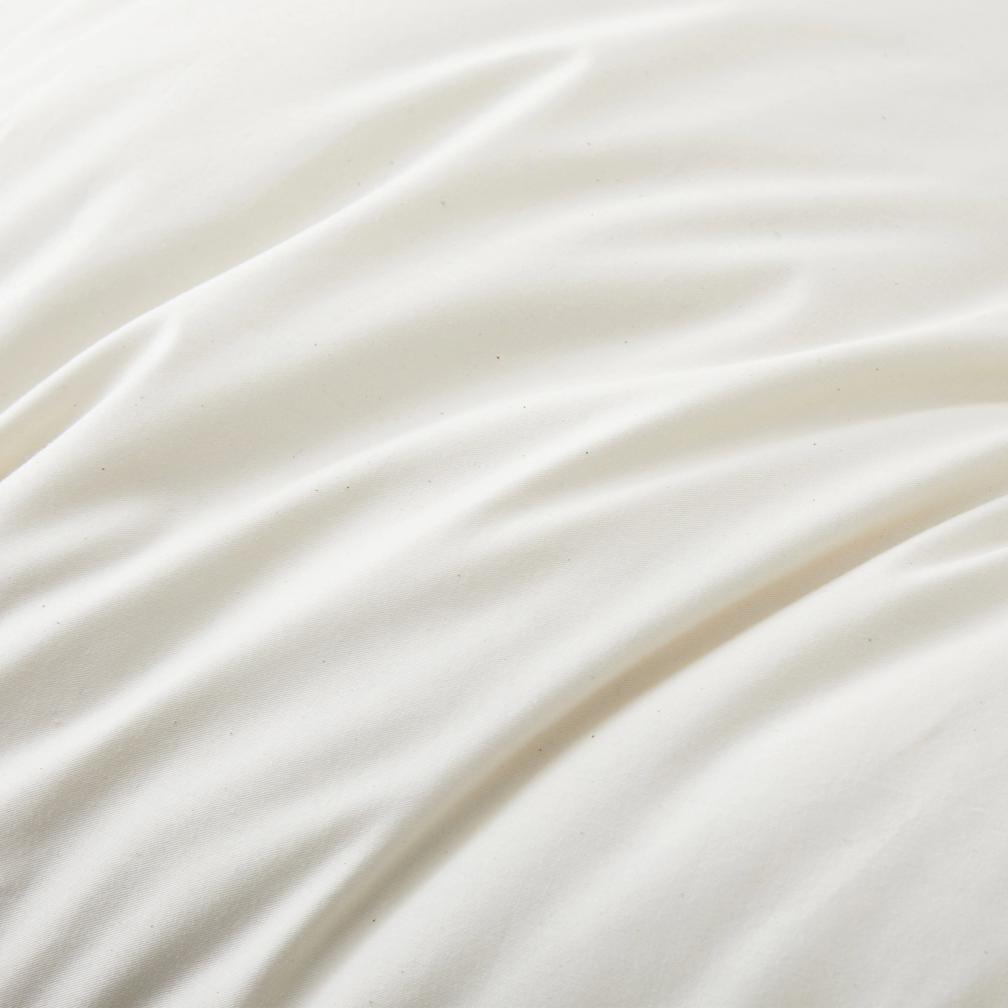 Unikome 75% White Down Bed Pillow Single Pack with Luxury Natural Organic Cotton Cover