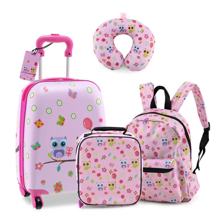 Hivvago Children’s Luggage and Backpack Set