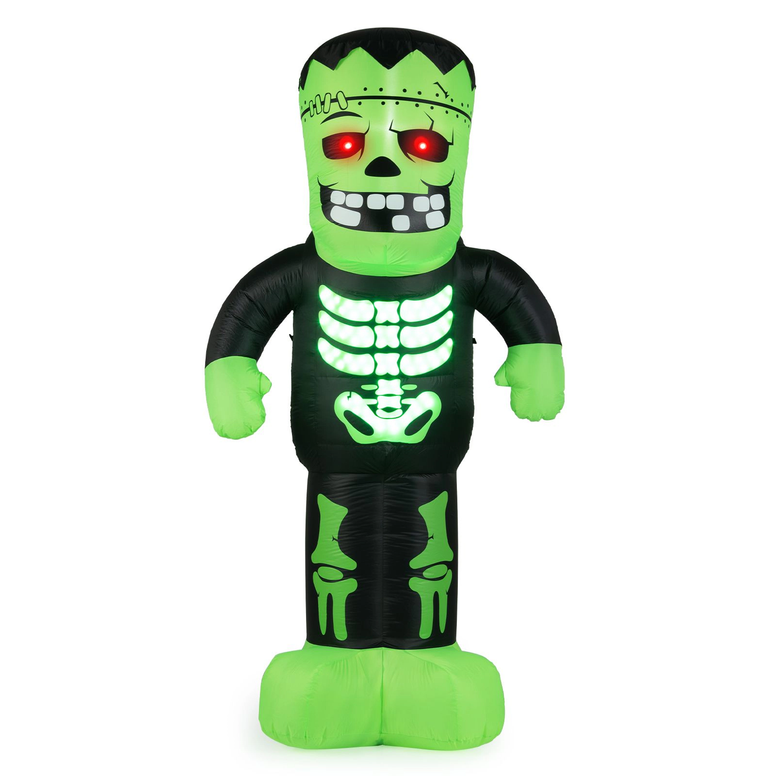 SlickBlue Outdoor Halloween Blow Up Frankenstein Yard Display with Built-In Blower