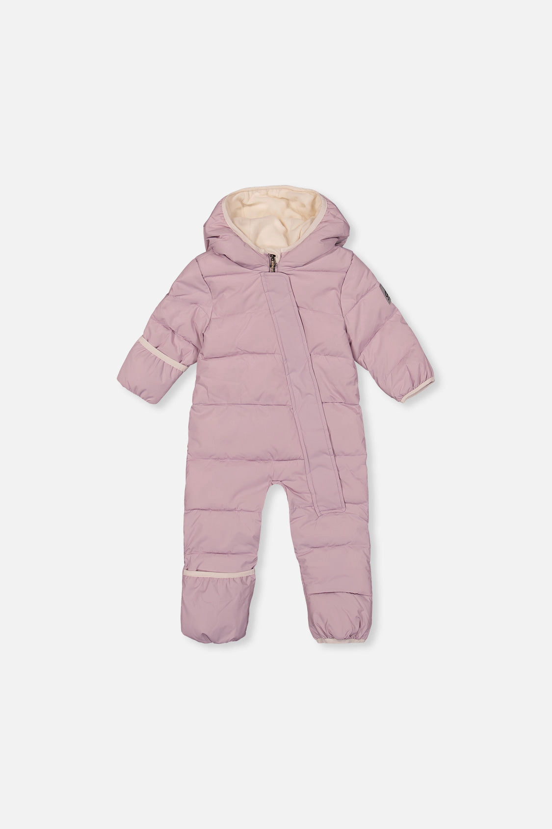 Deux par Girls Cloud Quilted One Piece Snowsuit Adapted for Car Seats