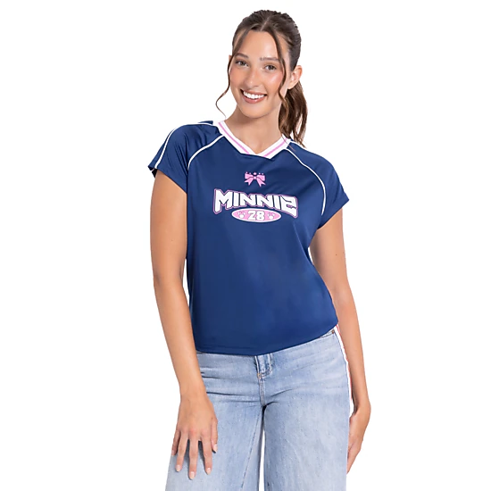Disney Mickey Mouse & Friends Women's Short Sleeve Soccer Jersey