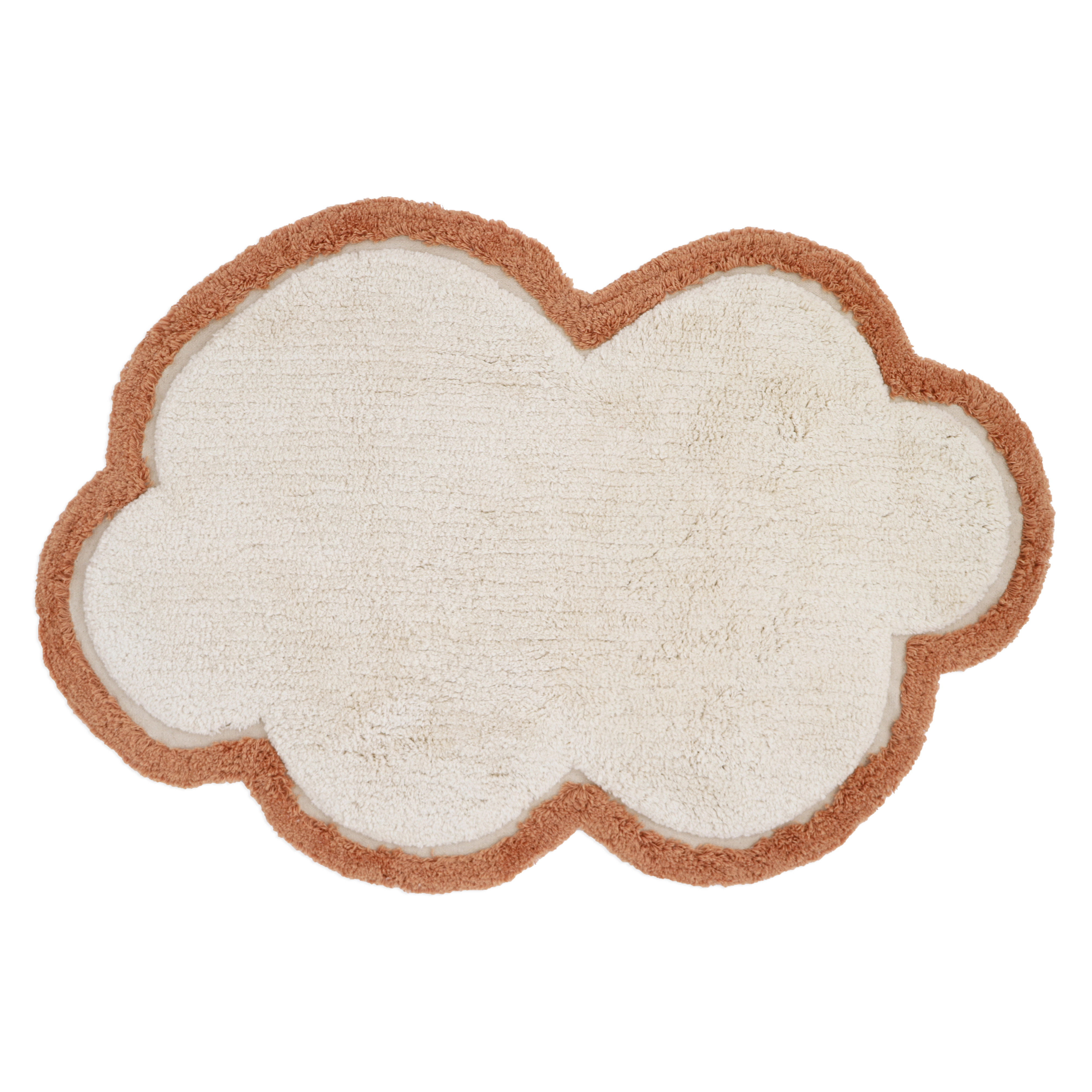 Nattiot Washable Cotton Cloud Kid'S Rug - Little Nimbus Toffee