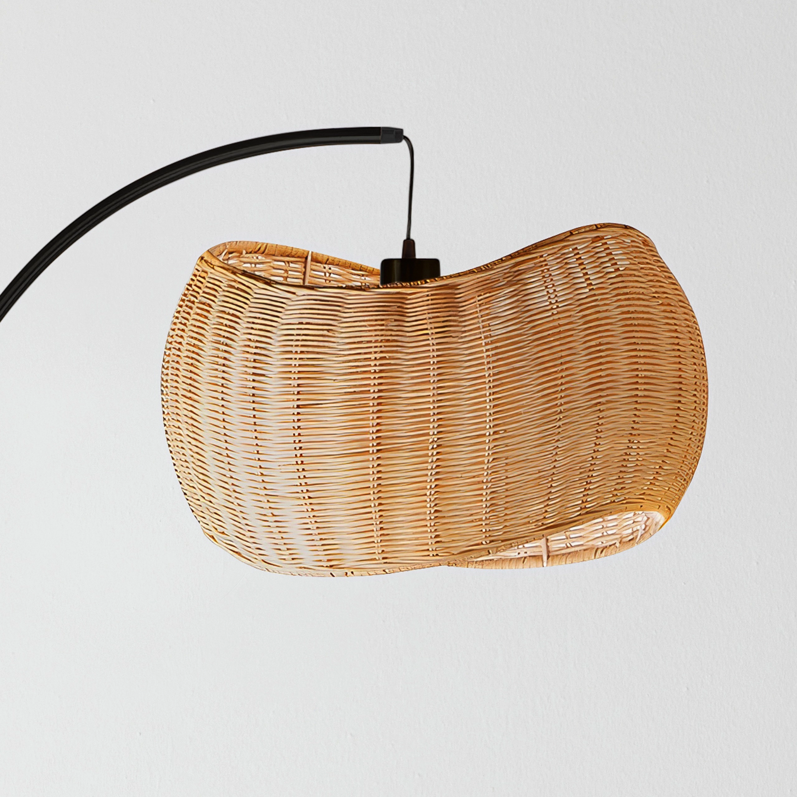 Brightech Wave Rattan Pendant Light