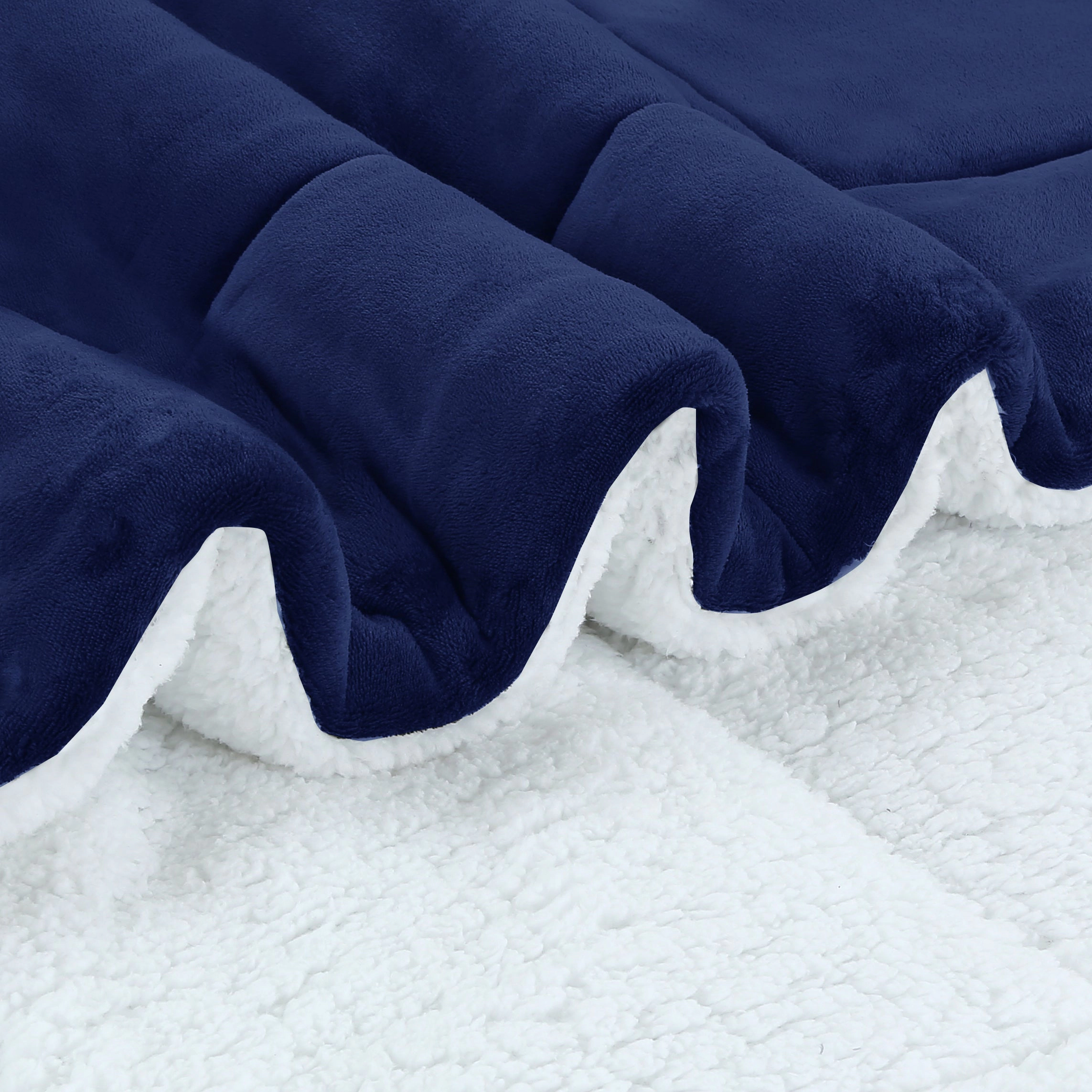 MarCielo 3 Pieces Ultra Soft Micromink Sherpa Comforter Set