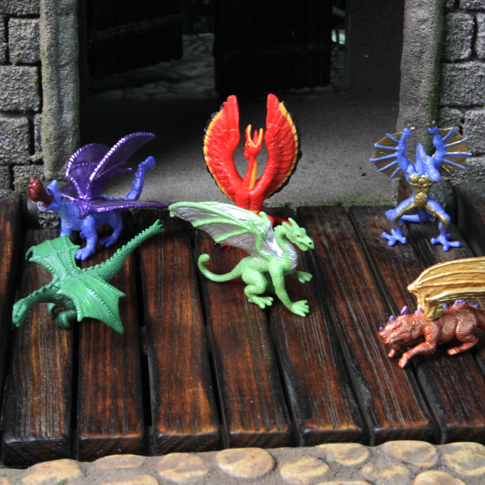 Safari Ltd. - Lair of the Dragons 1 Designer Toob-contains 6 Mini Figurines