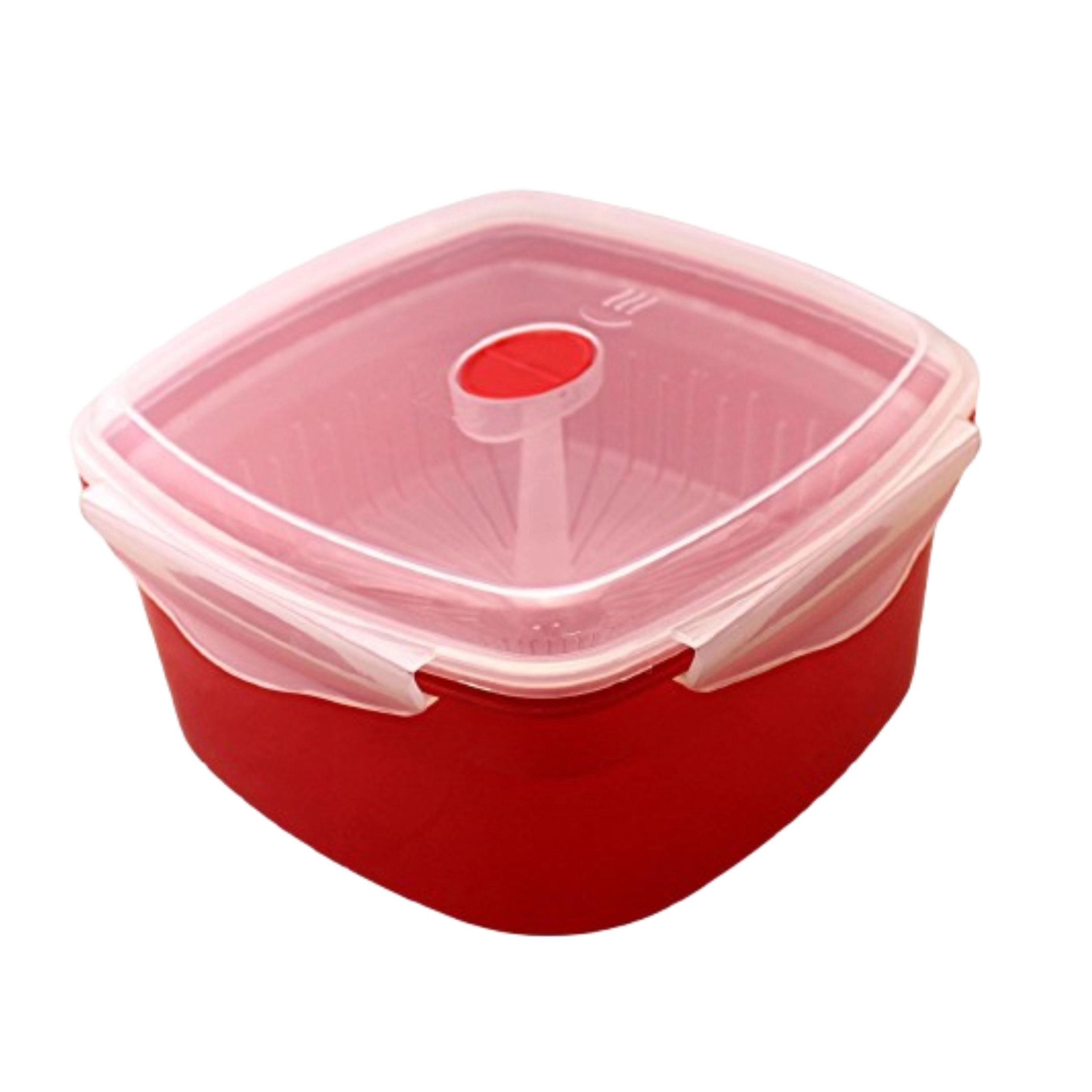 Home Collection Microwave Vegetable Steamer Cooker BPA-Free with Vented Lid 2.47L