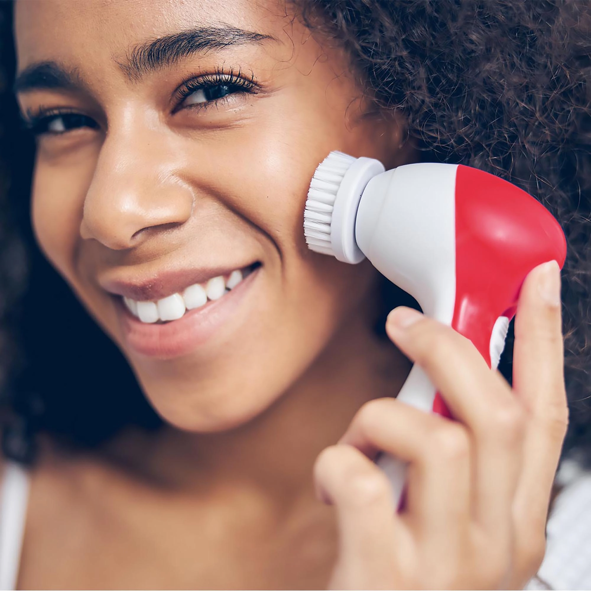 Pursonic Unisex Hair & Skin Wellness Bundle: Red Light LED Scalp Therapy Brush & Facial Cleansing Brush