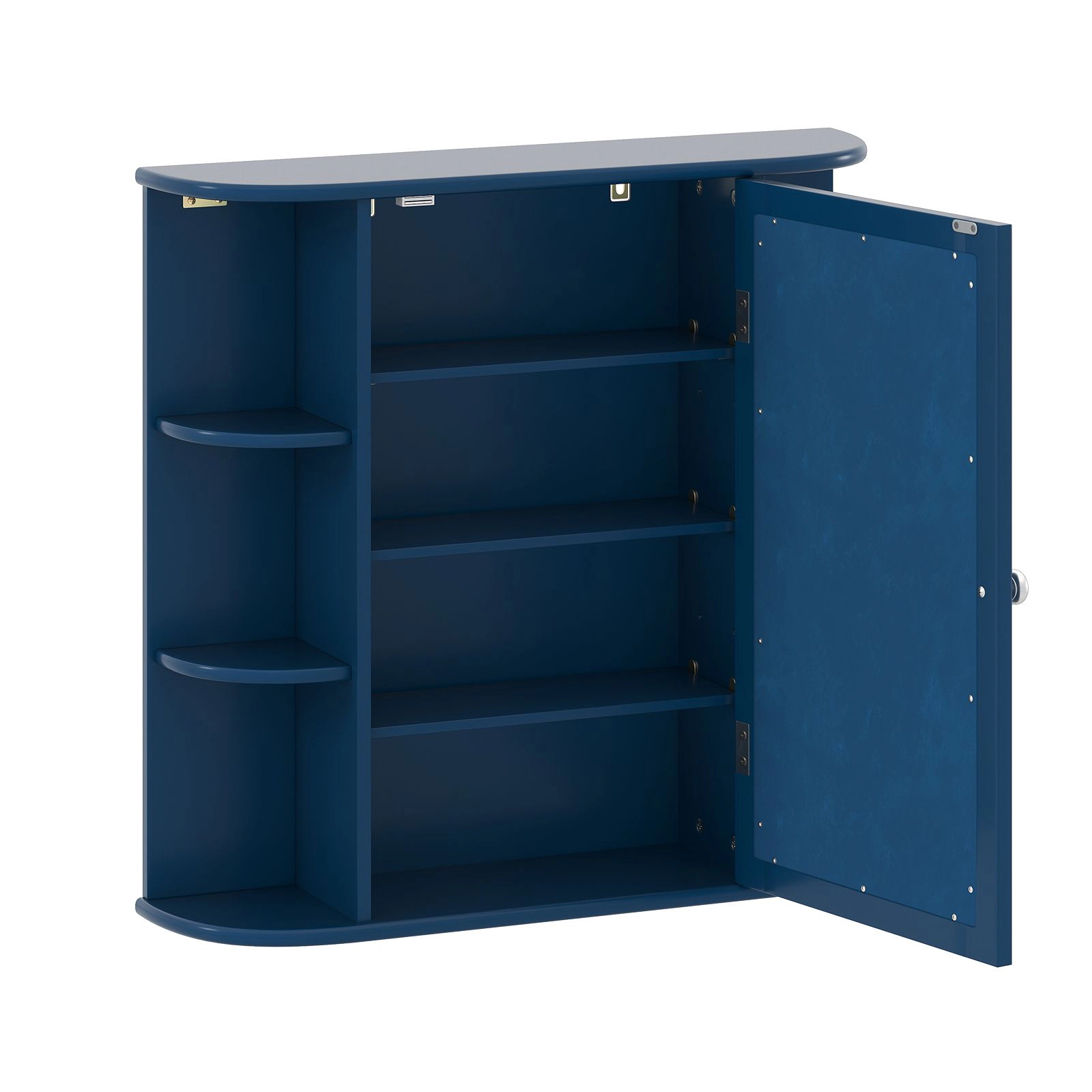 SlickBlue Bathroom Wall Cabinet with Mirror and Storage Shelves