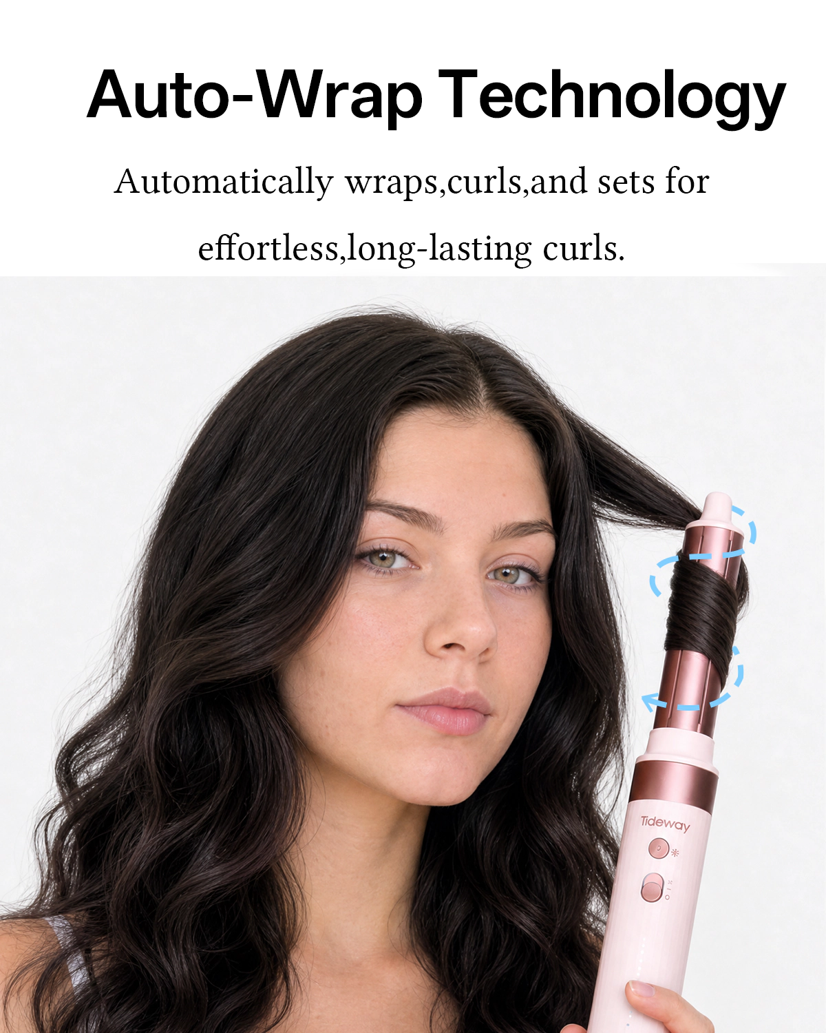 Tideway Prowaver 6-in-1 Ionic Hot Air Multi-Styler with Auto-Wrap Curlers