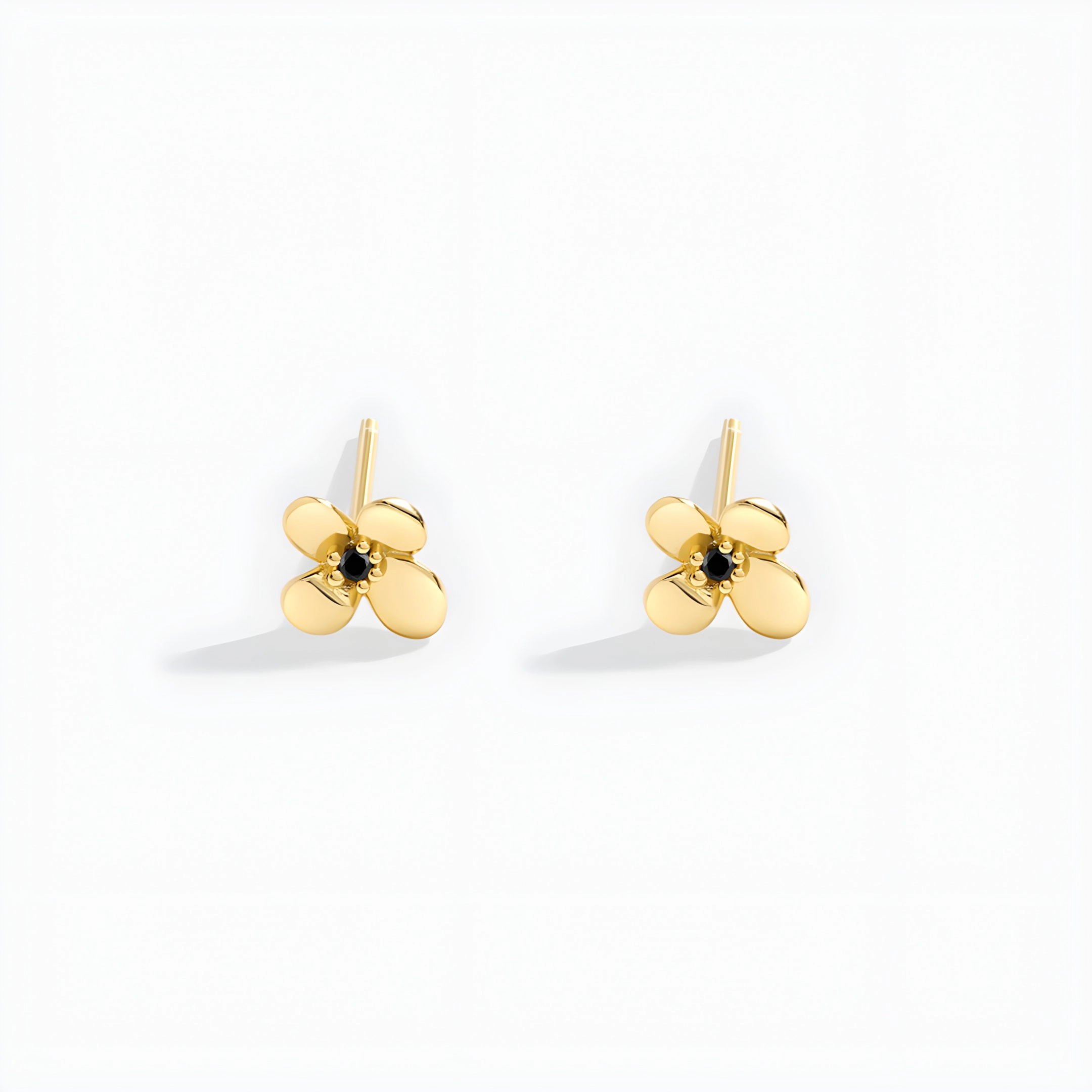 Mint & Lily Women's Dainty Floral Stud Earrings