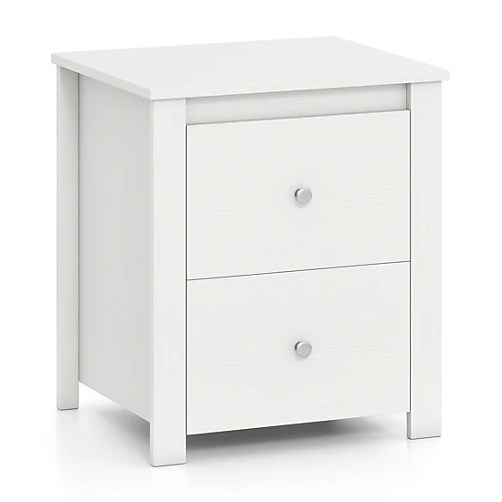 Hivvago Modern Bedside Cabinet with Two Drawers