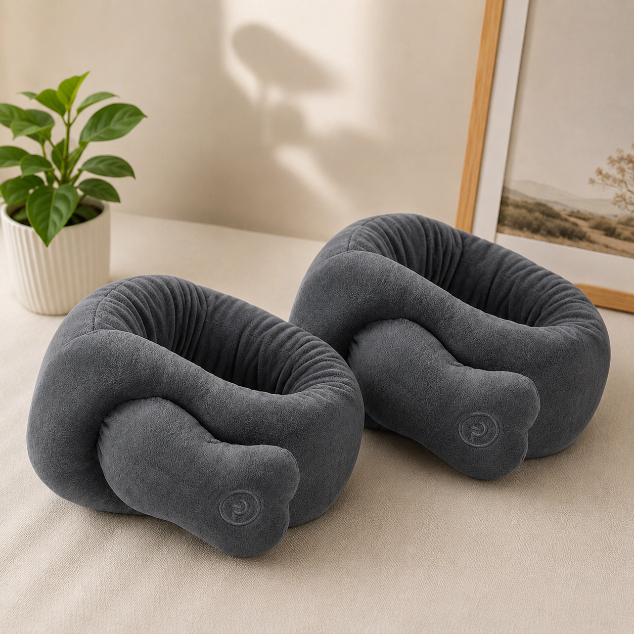 Pursonic Unisex Heated Blanket & Neck Shoulder Massager Relaxation Bundle