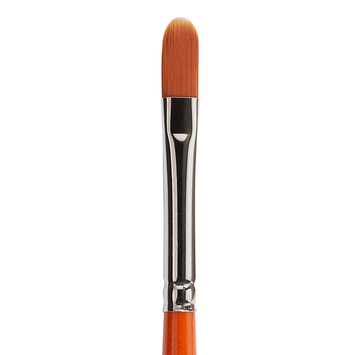 KINGART Radiant 6500 Filbert Premium Golden Synthetic Brush - Short Handle