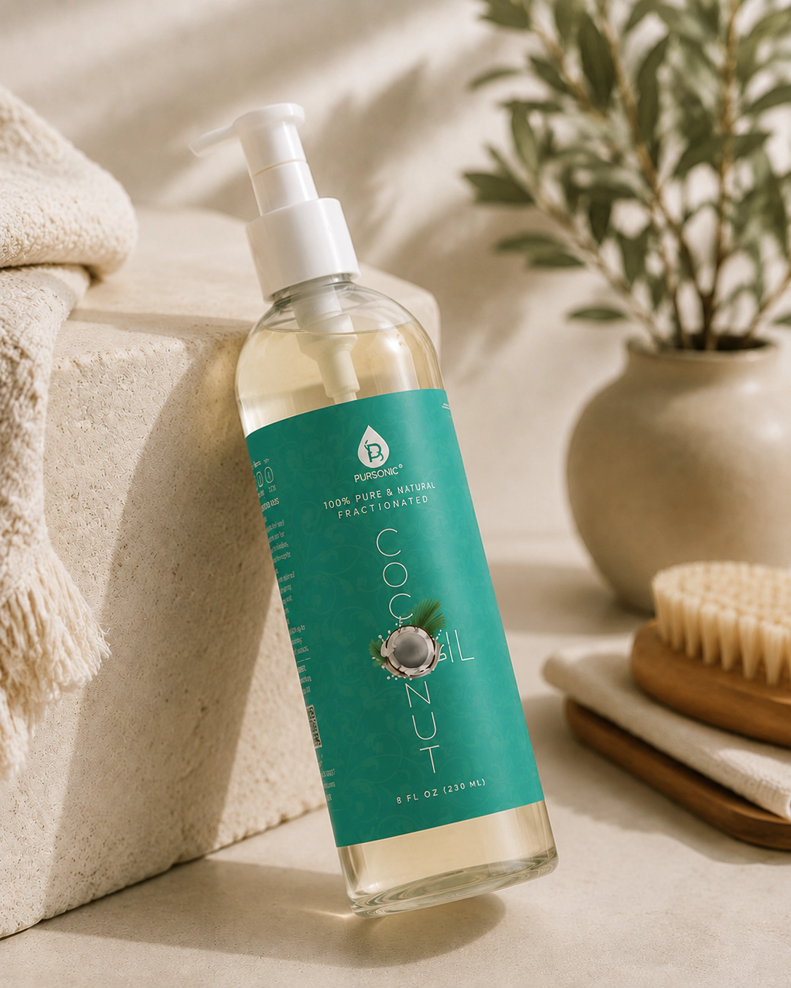 Pursonic Unisex 100% Pure & Natural Fractionated Coconut Oil