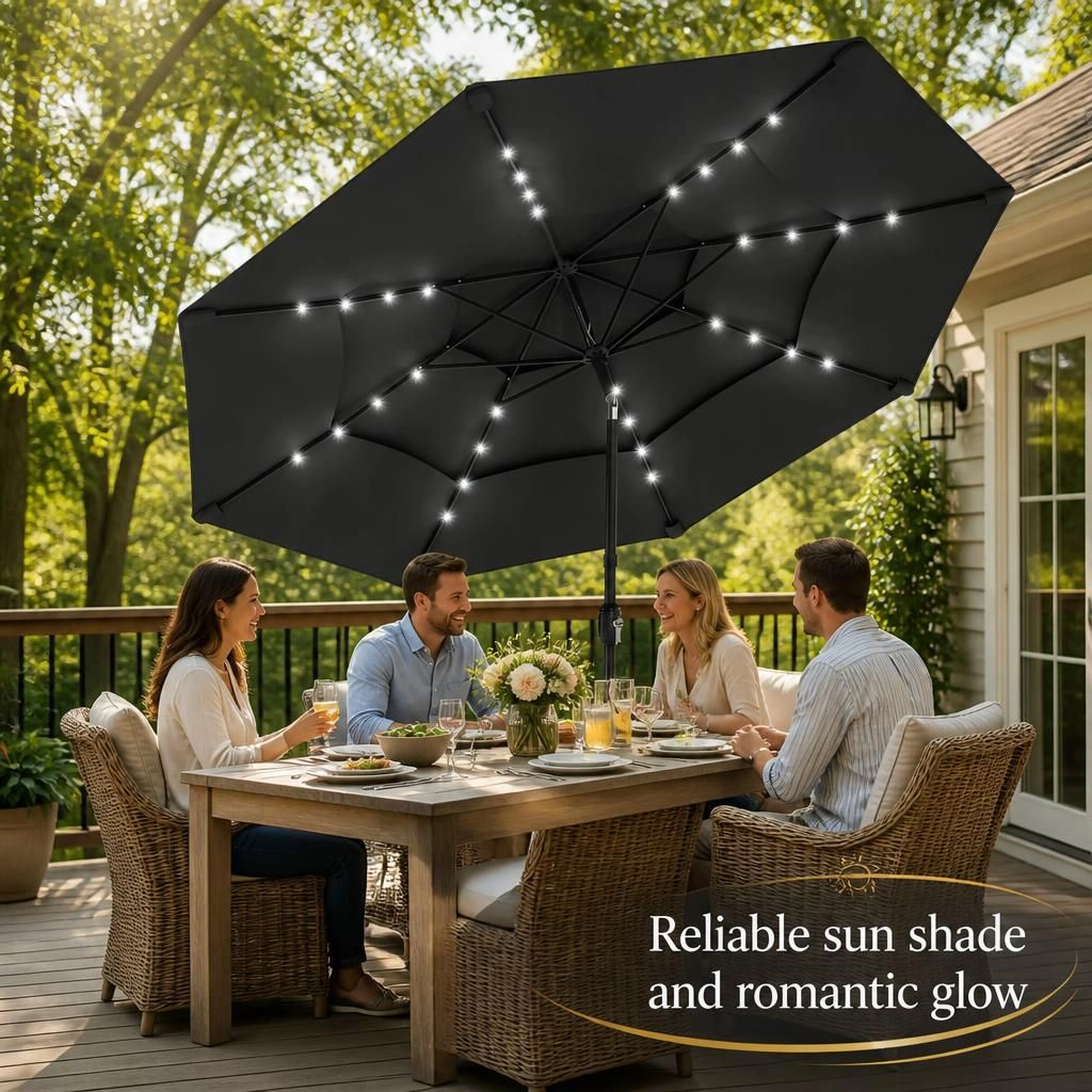 WOW PIONEER Round Patio Umbrella