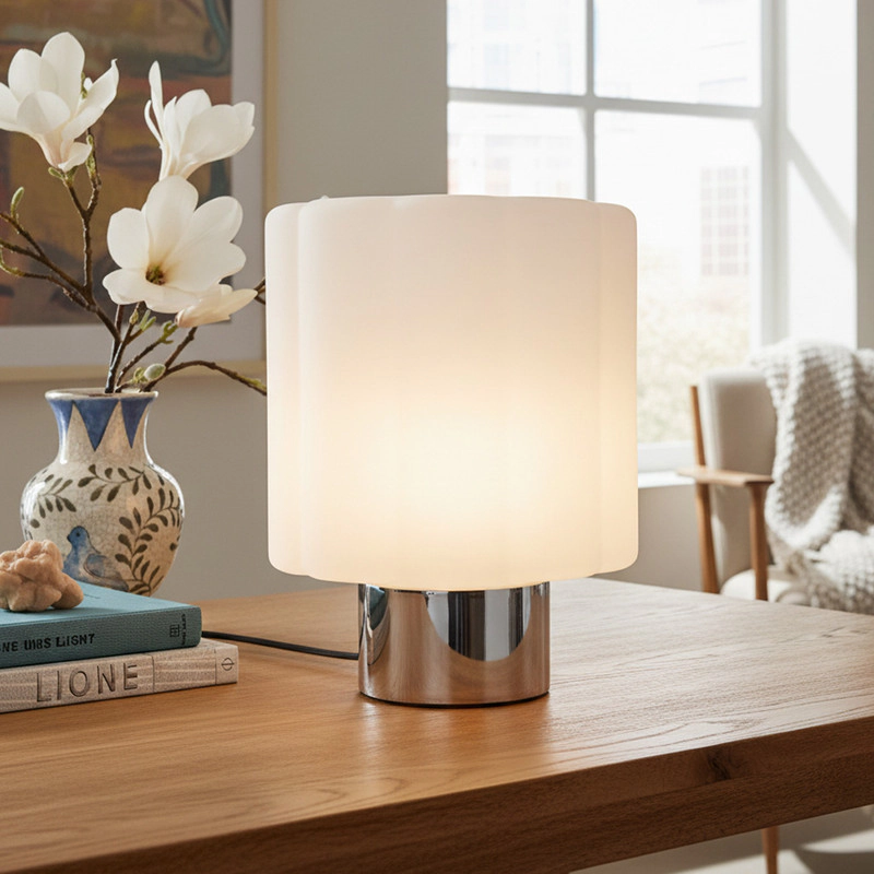 Brightech Addison Glass LED Table Lamp