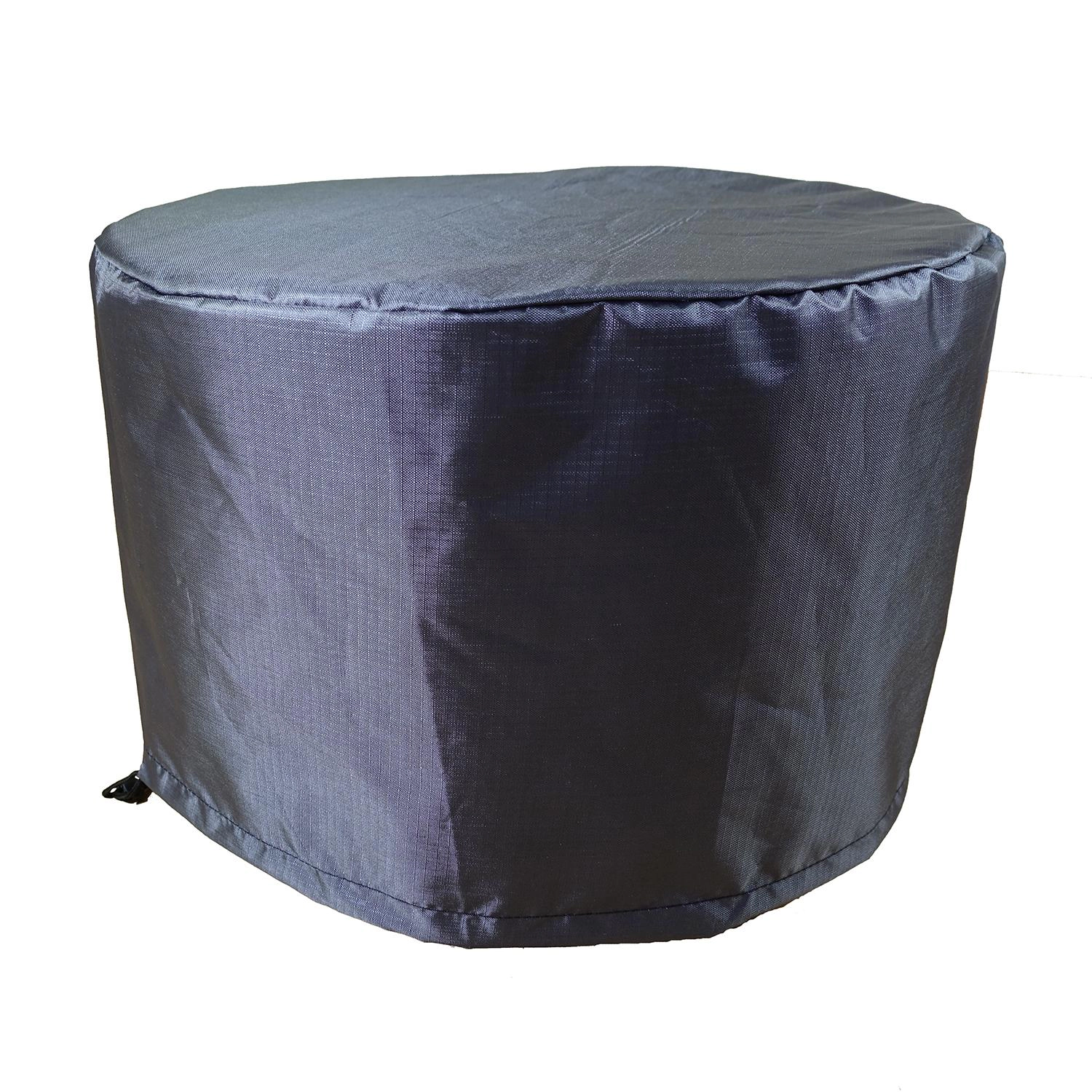 Summerset Shield Round Fire Table Cover Ultimate Protection for Your Outdoor Furniture 36.5" x 25" Mercury