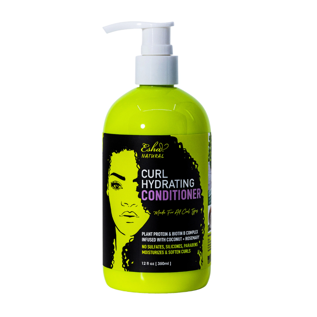 Esha Unisex Coconut, Plant Protein & Biotin Conditioner for Curly Hair Natural Curl Hydrating Conditioner