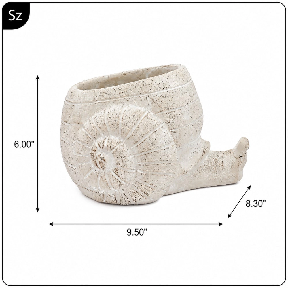 WOW PIONEER Solid Cement Planter Pot