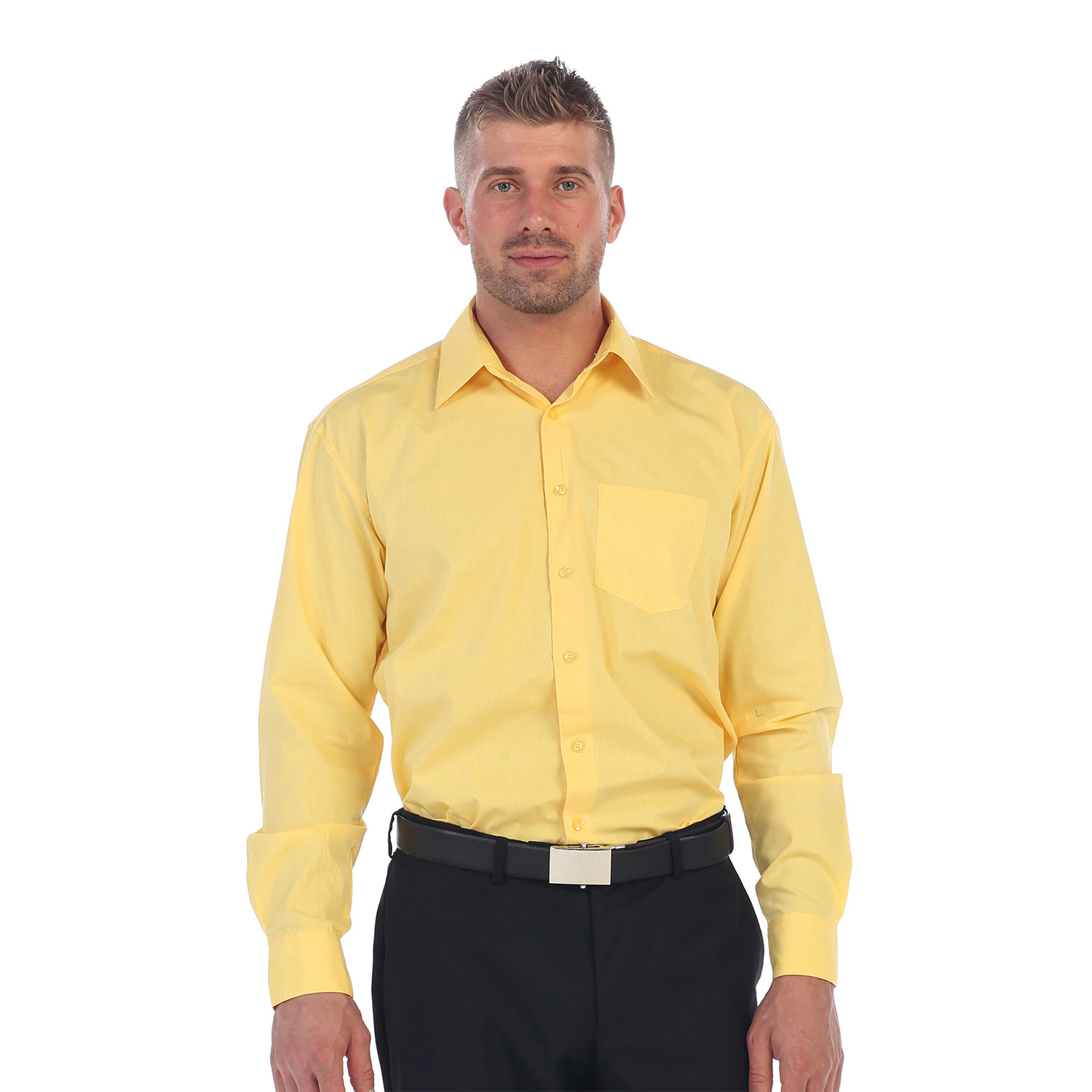 Gioberti Men's Long Sleeve Solid Dress Shirt