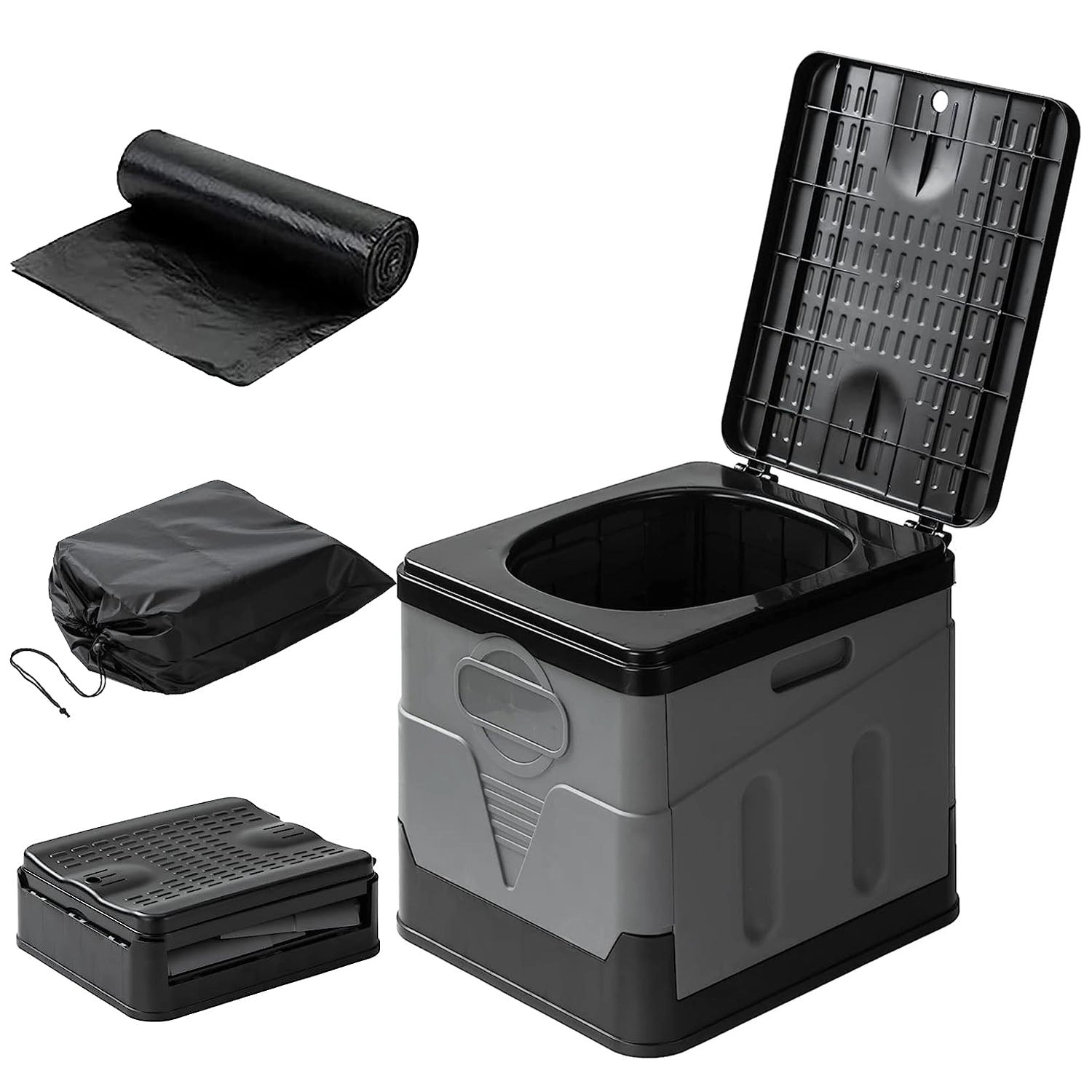 GBruno Biodegradable 5.3 Gallon Trash Bags