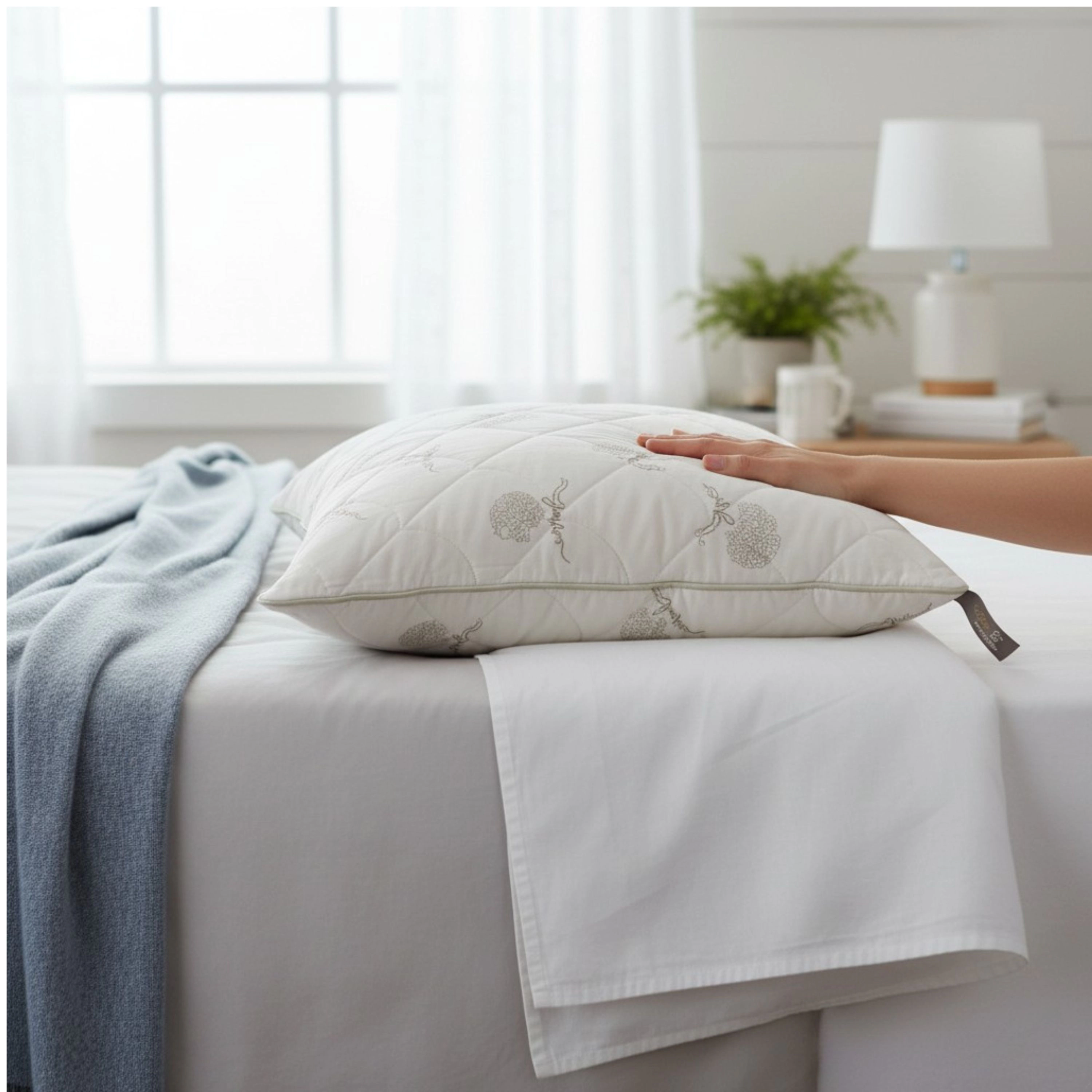 Wear Sierra Duvetta 1 Piece Bed Pillow With Protector Cover
