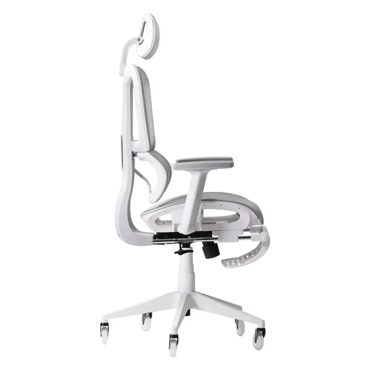 Platinum-Level Office Chairs Techni Sport AIRFLEX2.0 White Mesh Gaming Chair - Ergonomic, Breathable, 110° Recline
