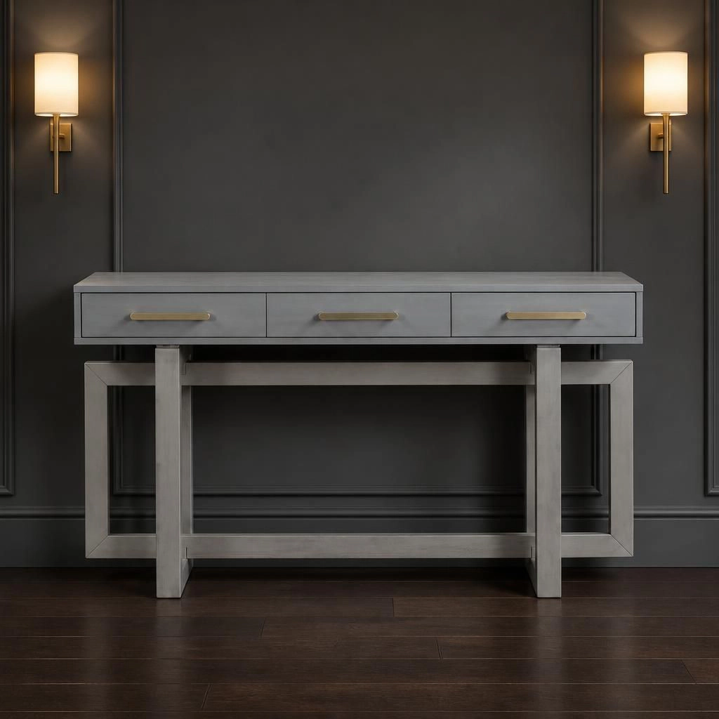 GOODSILO Long Narrow Rectangular Console Table