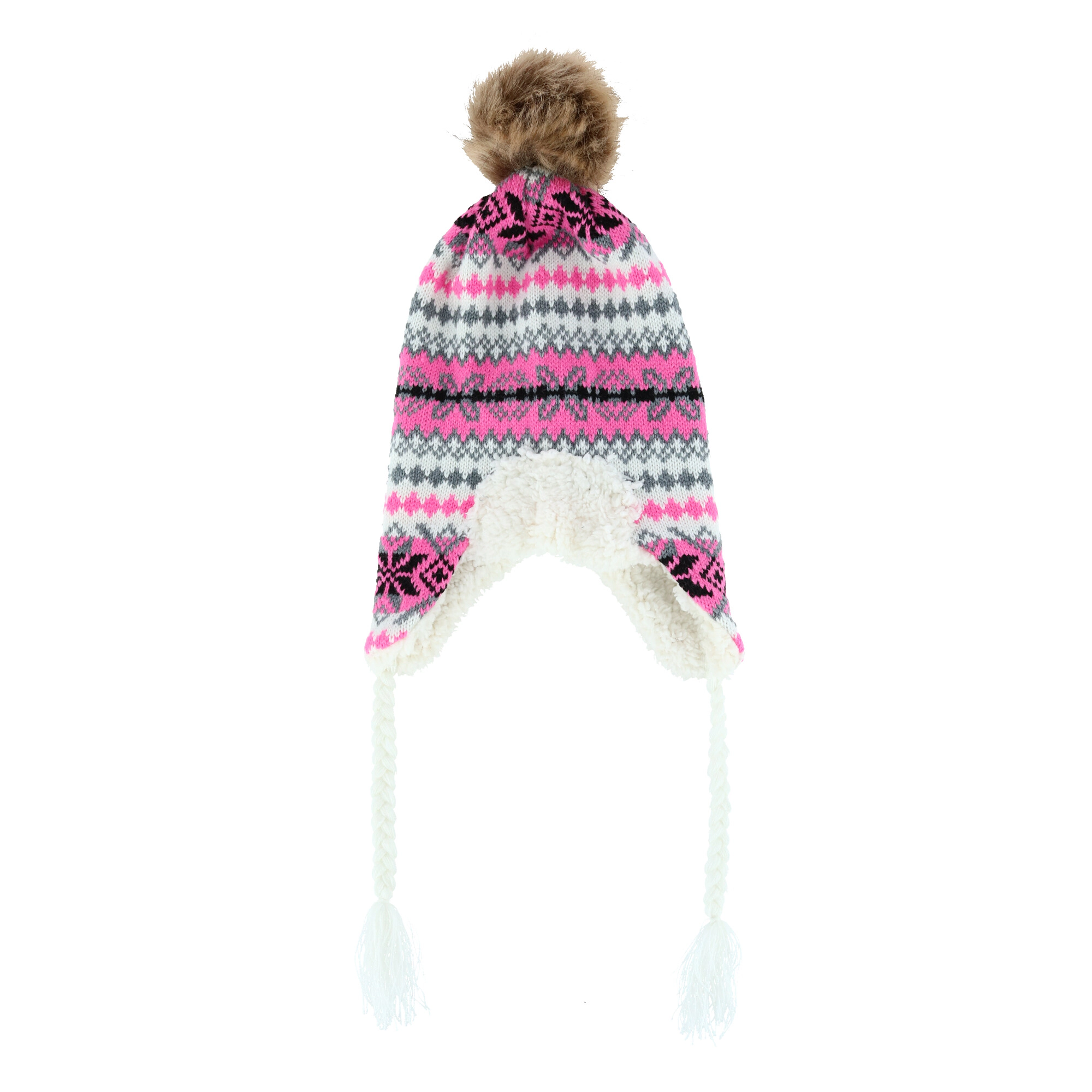 Connex Gear Women's Snowflake Print Hat Scarf & Glommit 3-Piece Winter Set