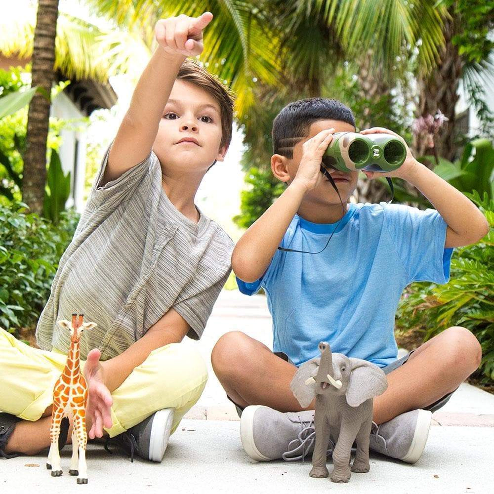 Safari Ltd. - Camouflage Luminocular - Binoculars for Kids