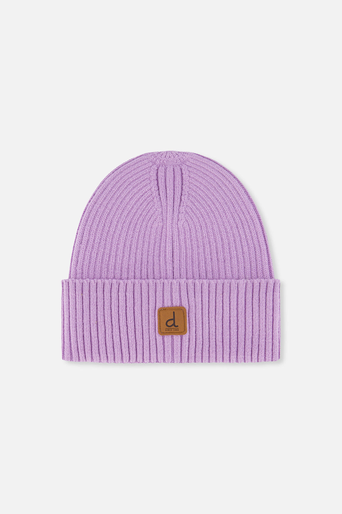 Deux par Girls Ribbed Knit Folded-Cuff Hat