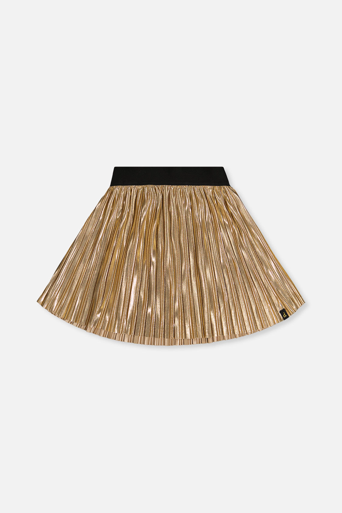 Deux par Girls Accordion Pleated A-Line Jersey Skirt with Elastic Waist