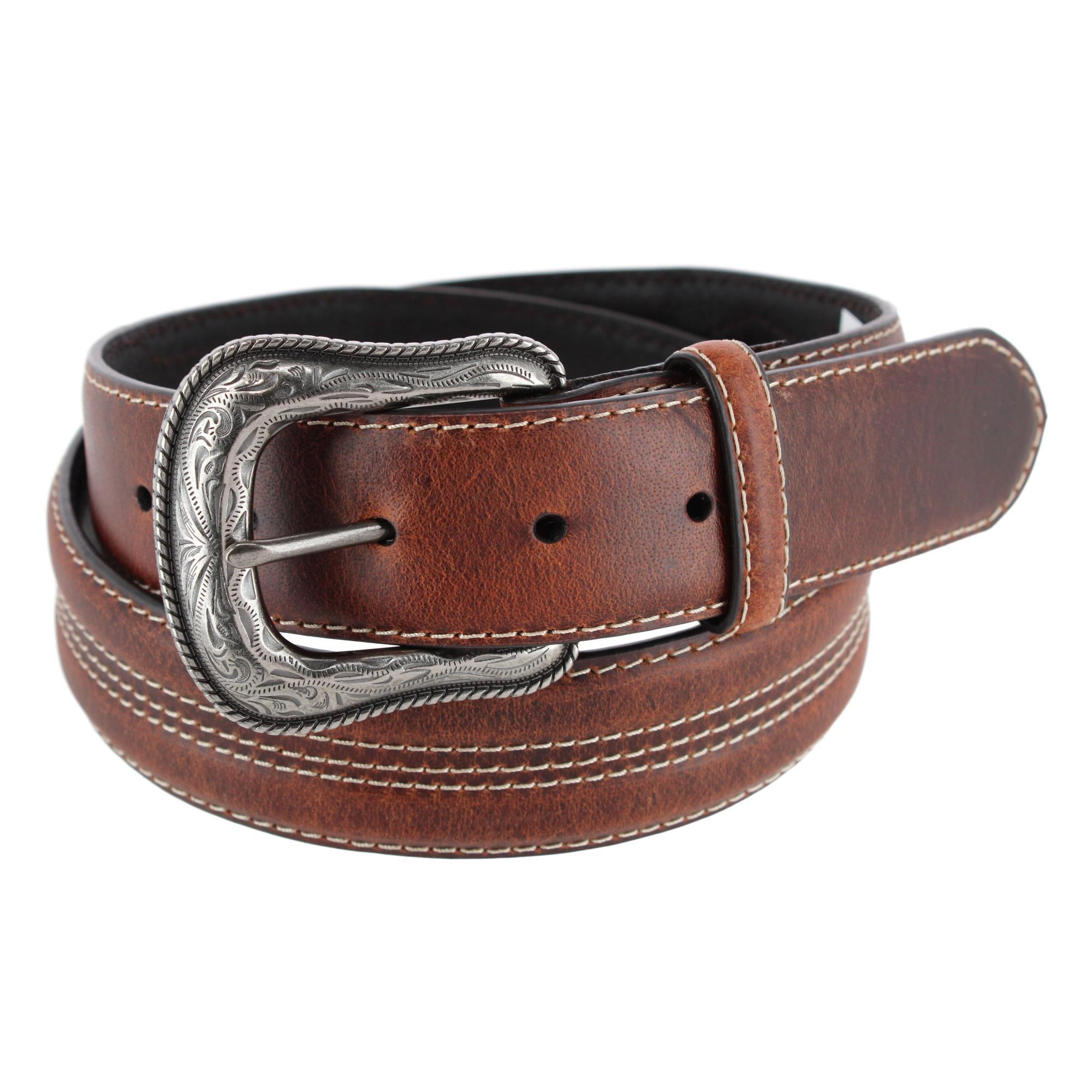 Roper Men's 1.5 Inch Leather Concho Western Belt