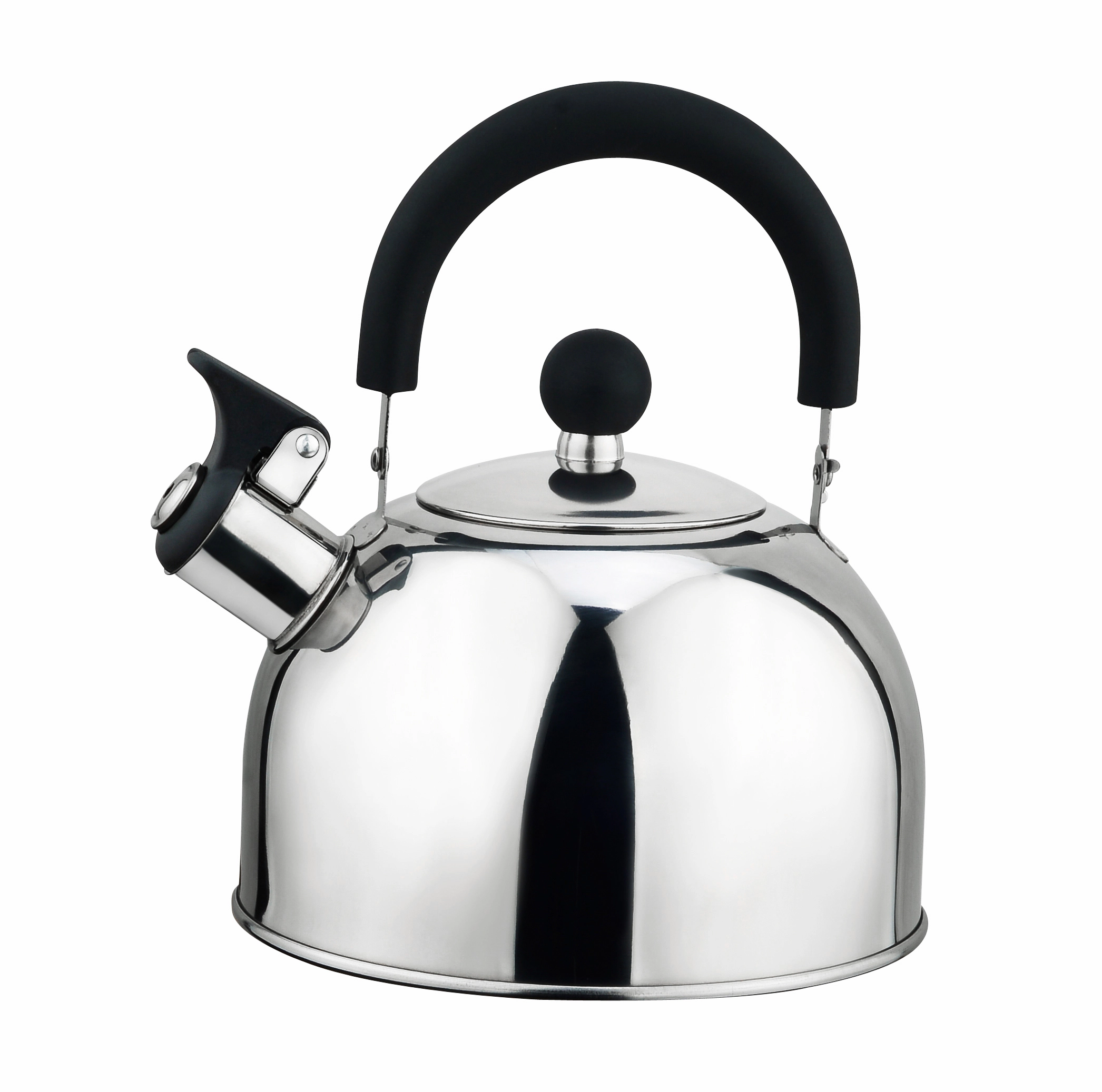 J&V TEXTILES Stainless Steel Whistling Tea Kettle, 2.5-Quart