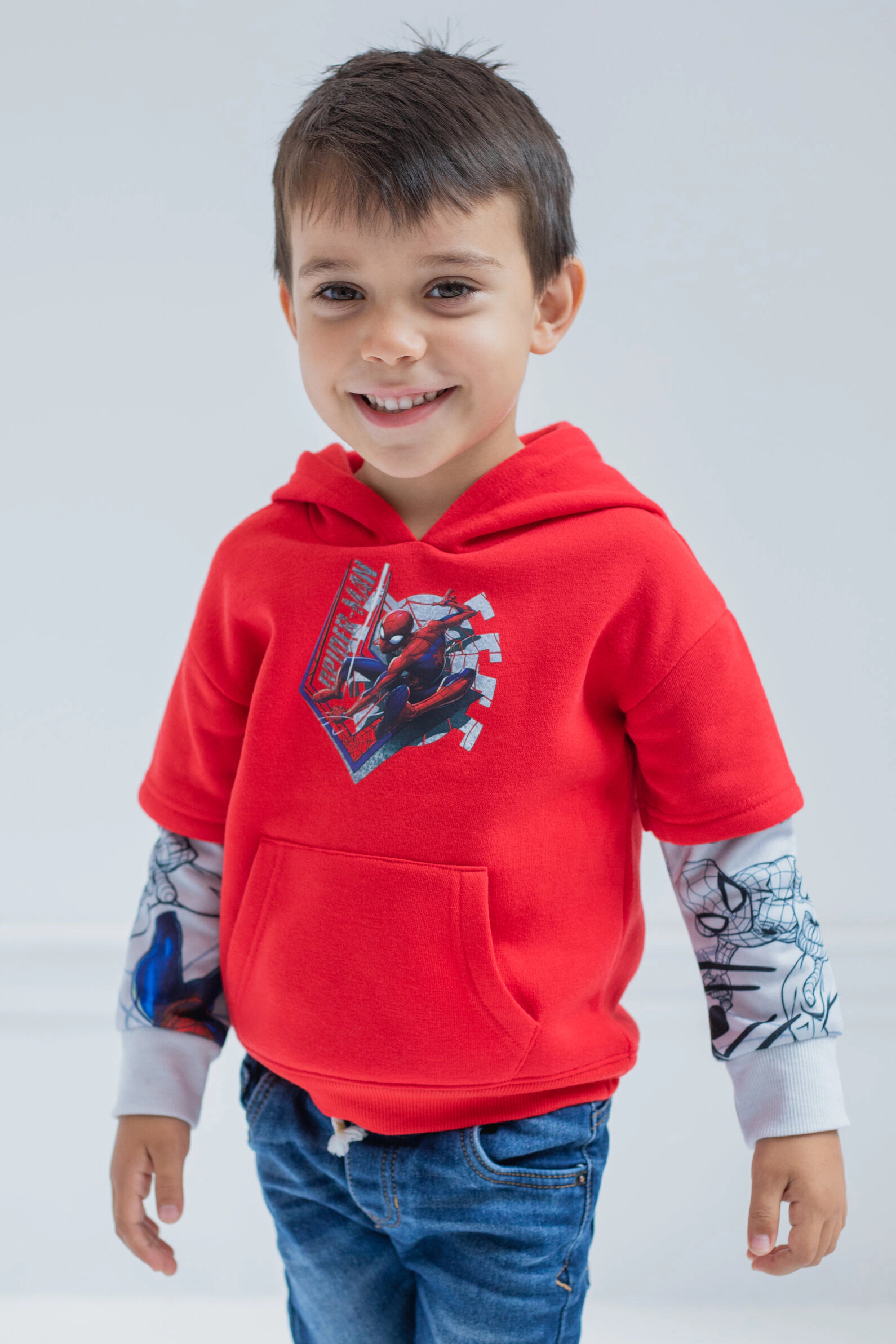 Marvel Spider-Man Boys' Fleece Pullover Hoodie