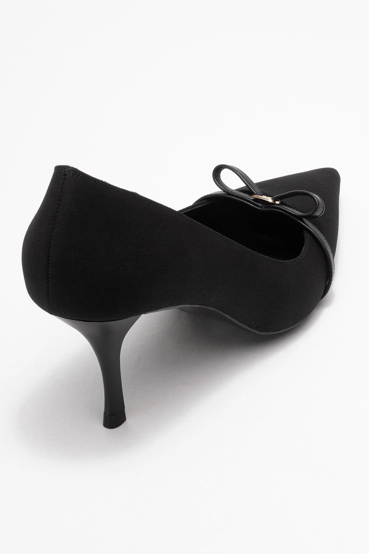 Prologue Shoes Womens Annie Bow Pointed Toe Pump