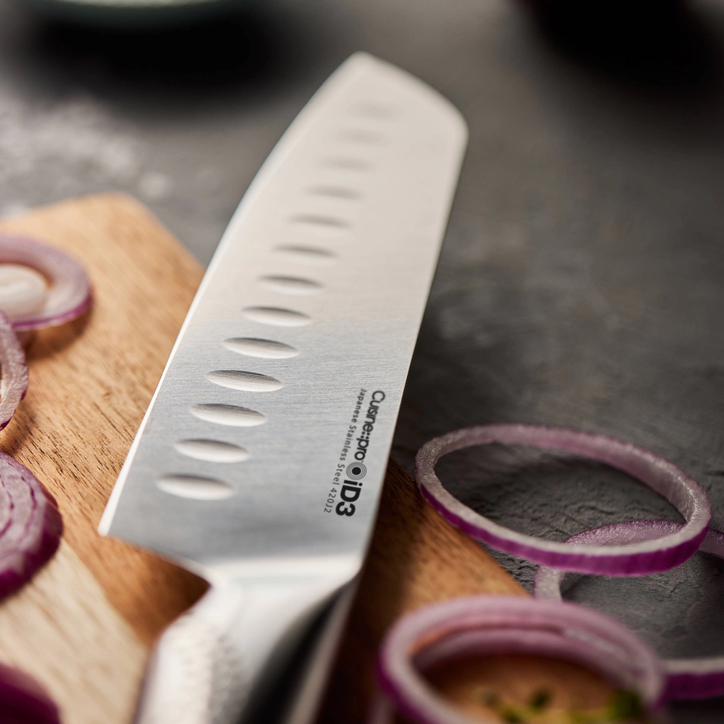 Cuisine::pro® iD3® Santoku 7" & Board Set