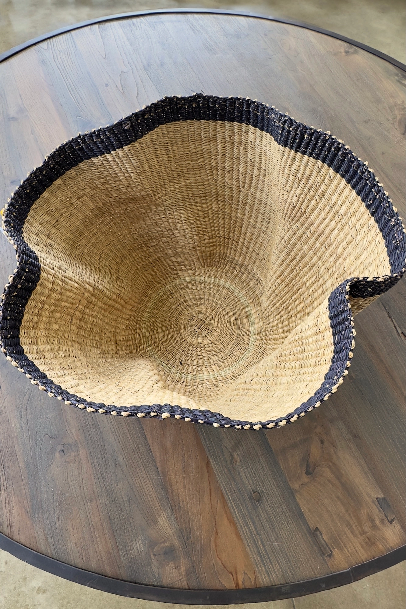 Mbare Handwoven Wave Basket