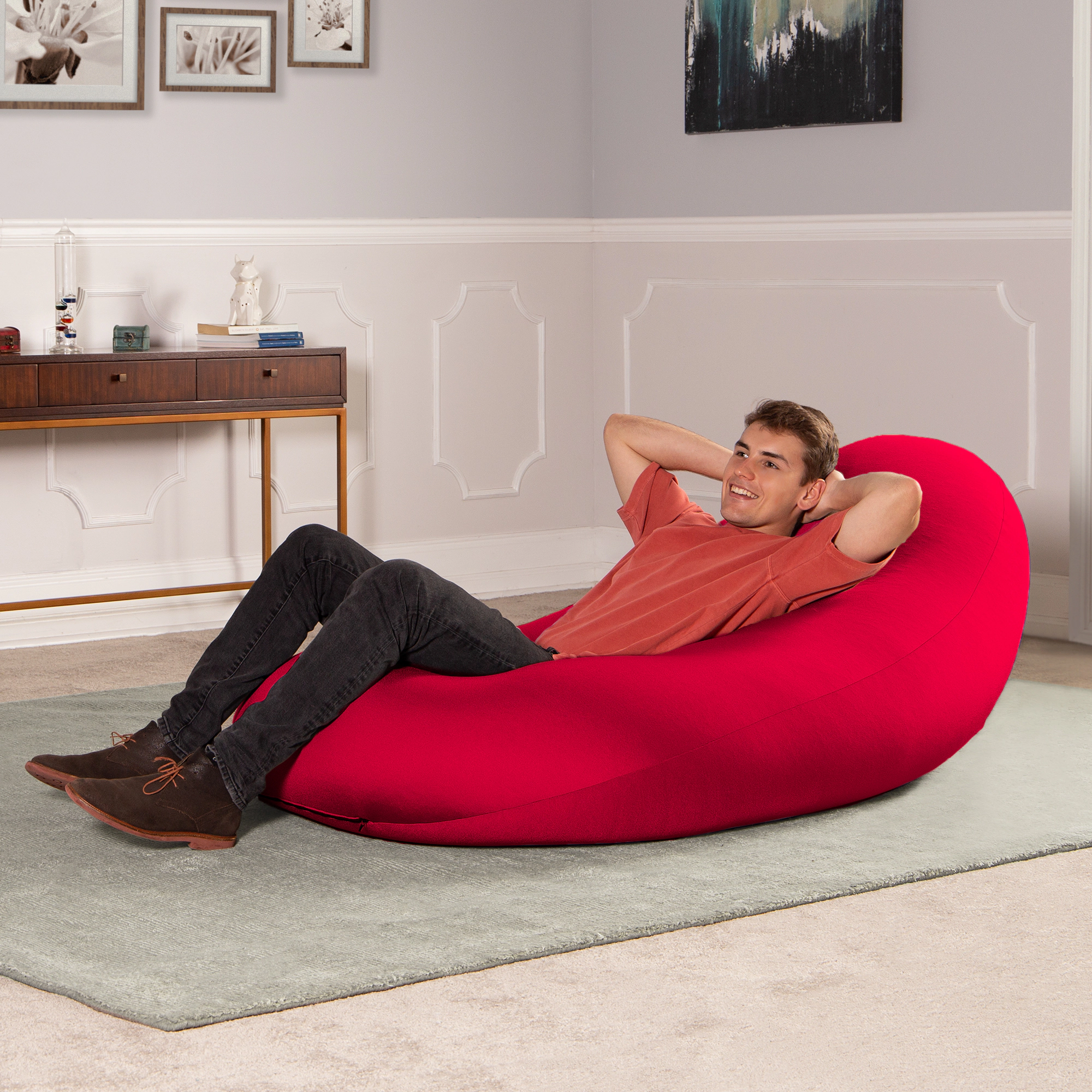Jaxx Nimbus Therapeutic Sensory Bean Bag Chair – Cloud-Like Adjustable Body Pod Design for Ergonomic Relief and Comfort