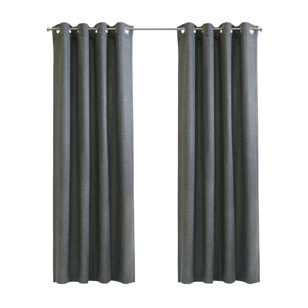 Habitat Sanders Light Filtering Window Treatment Grommet Curtain Panel for Bedroom Livingroom 52" x 63" Grey